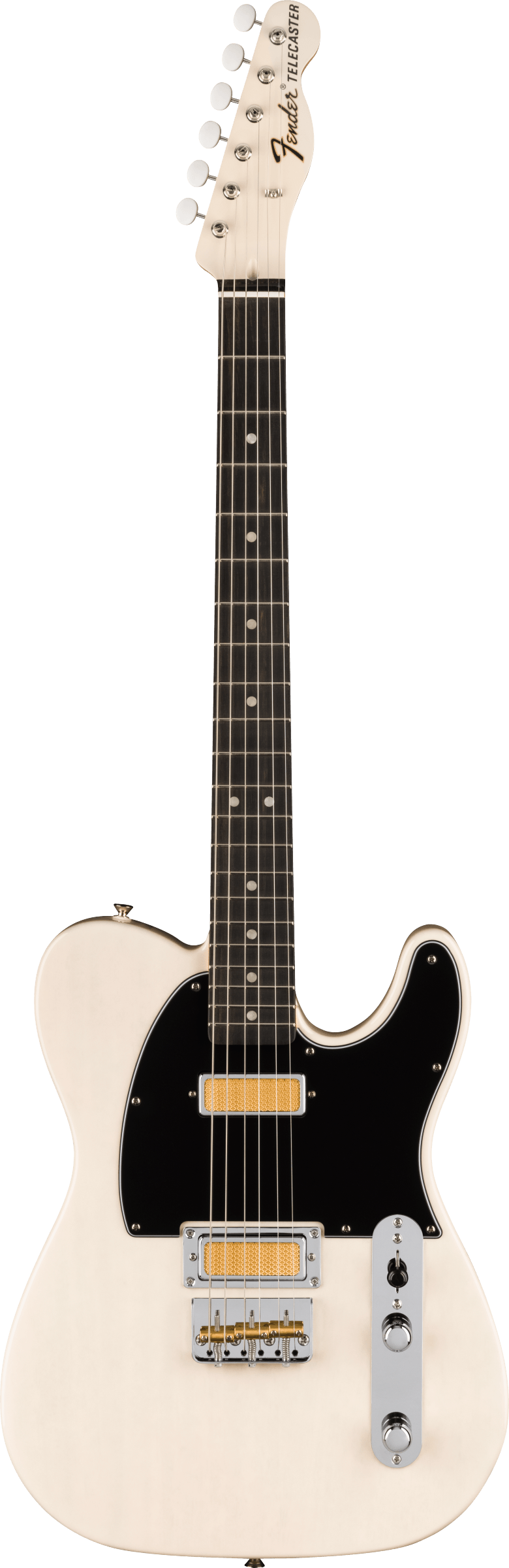 Fender Gold Foil Telecaster®, Ebony Fingerboard, White Blonde