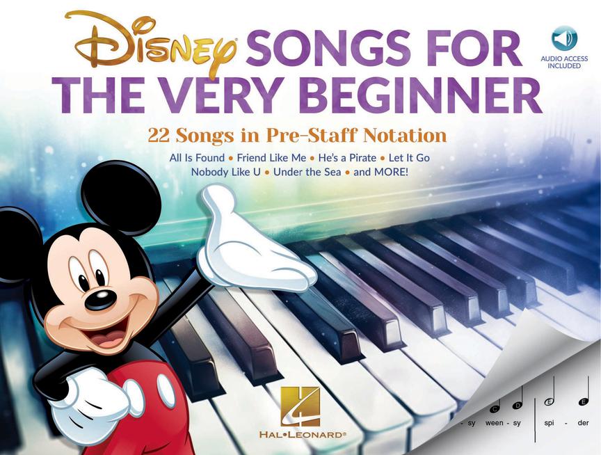 Disney Songs for the Very Beginner (Easy Piano)