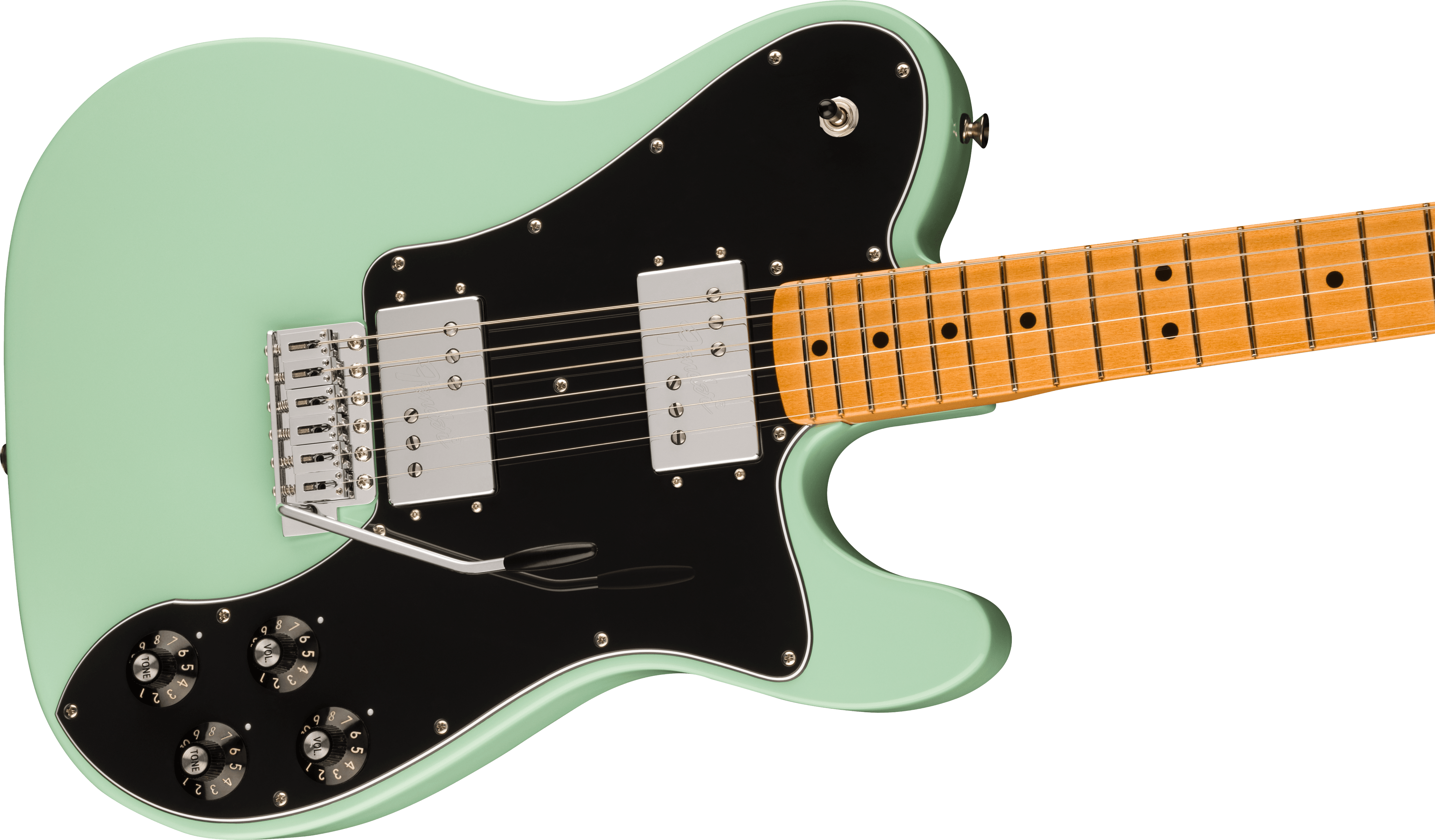 Fender Vintera® II '70s Telecaster® Deluxe with Tremolo, Maple Fingerboard, Surf Green