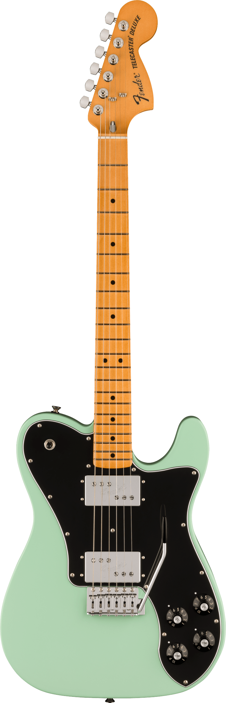 Fender Vintera® II '70s Telecaster® Deluxe with Tremolo, Maple Fingerboard, Surf Green