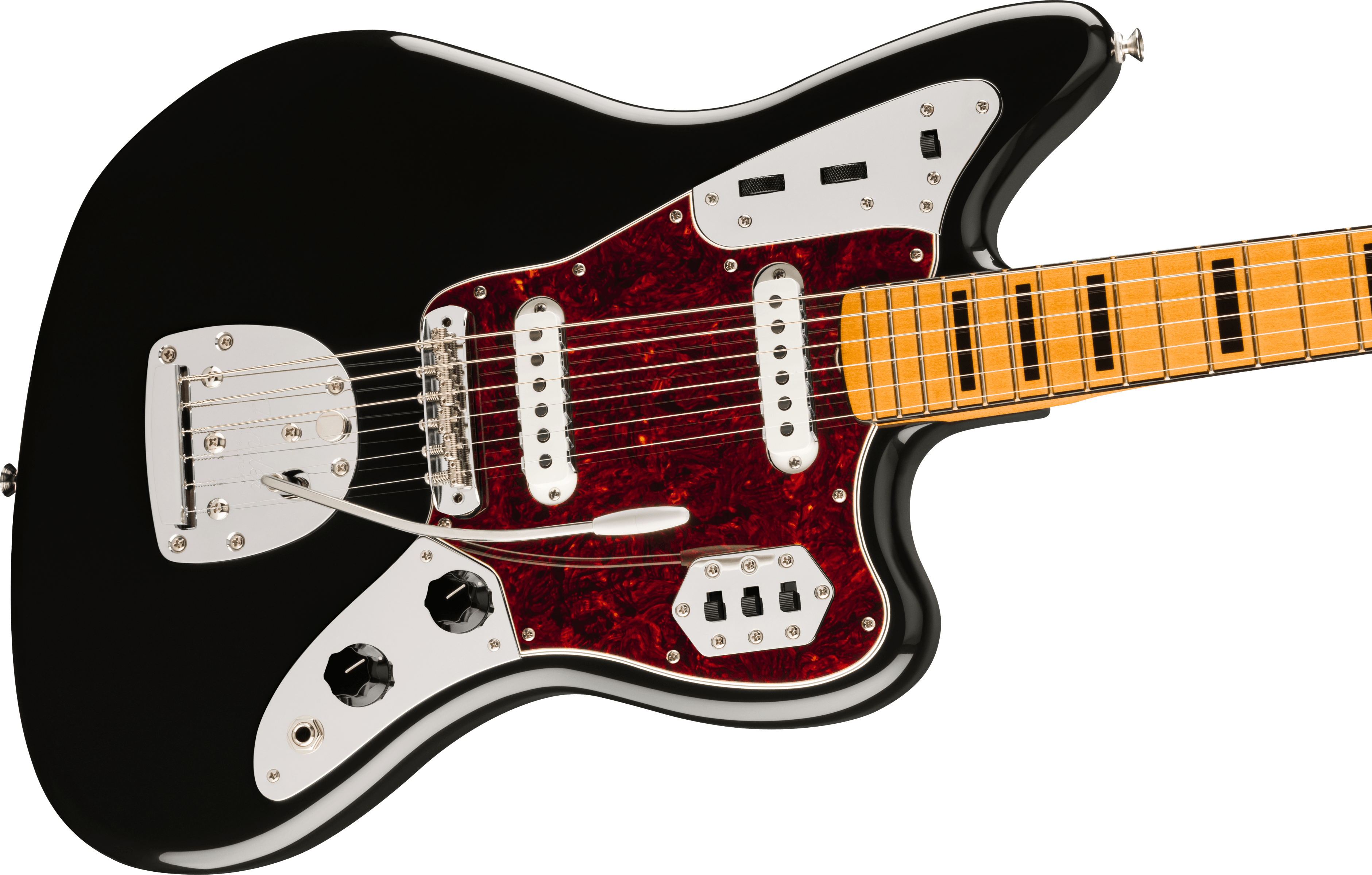 Fender Vintera® II '70s Jaguar®, Maple Fingerboard, Black