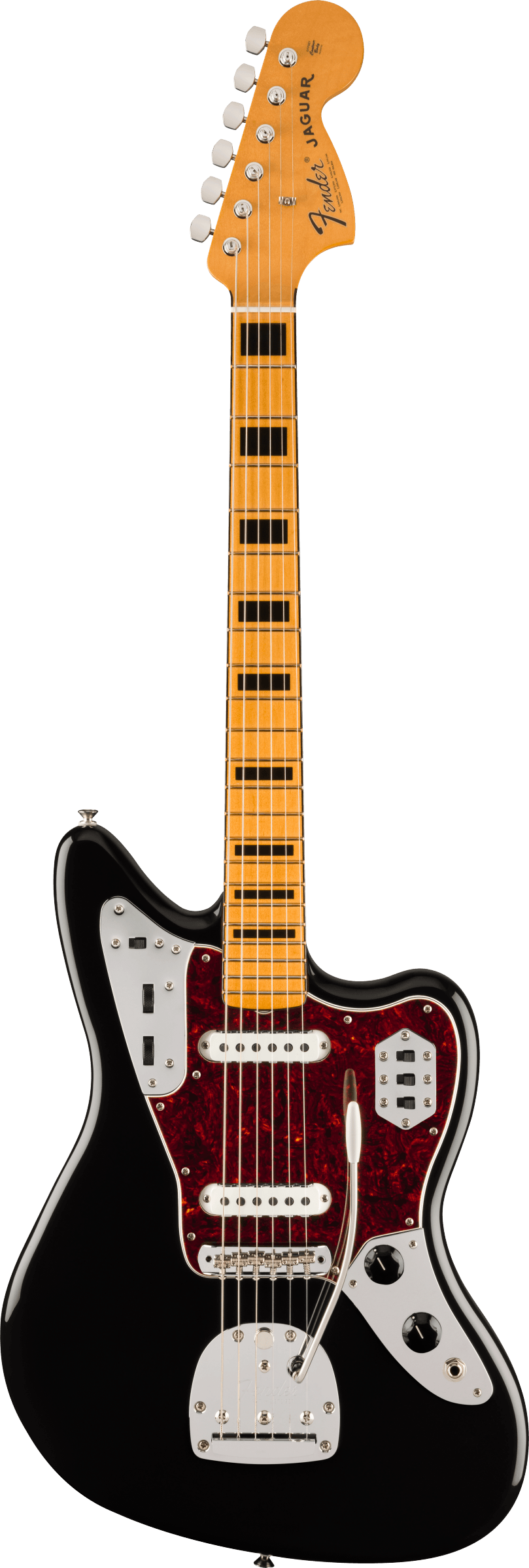 Fender Vintera® II '70s Jaguar®, Maple Fingerboard, Black