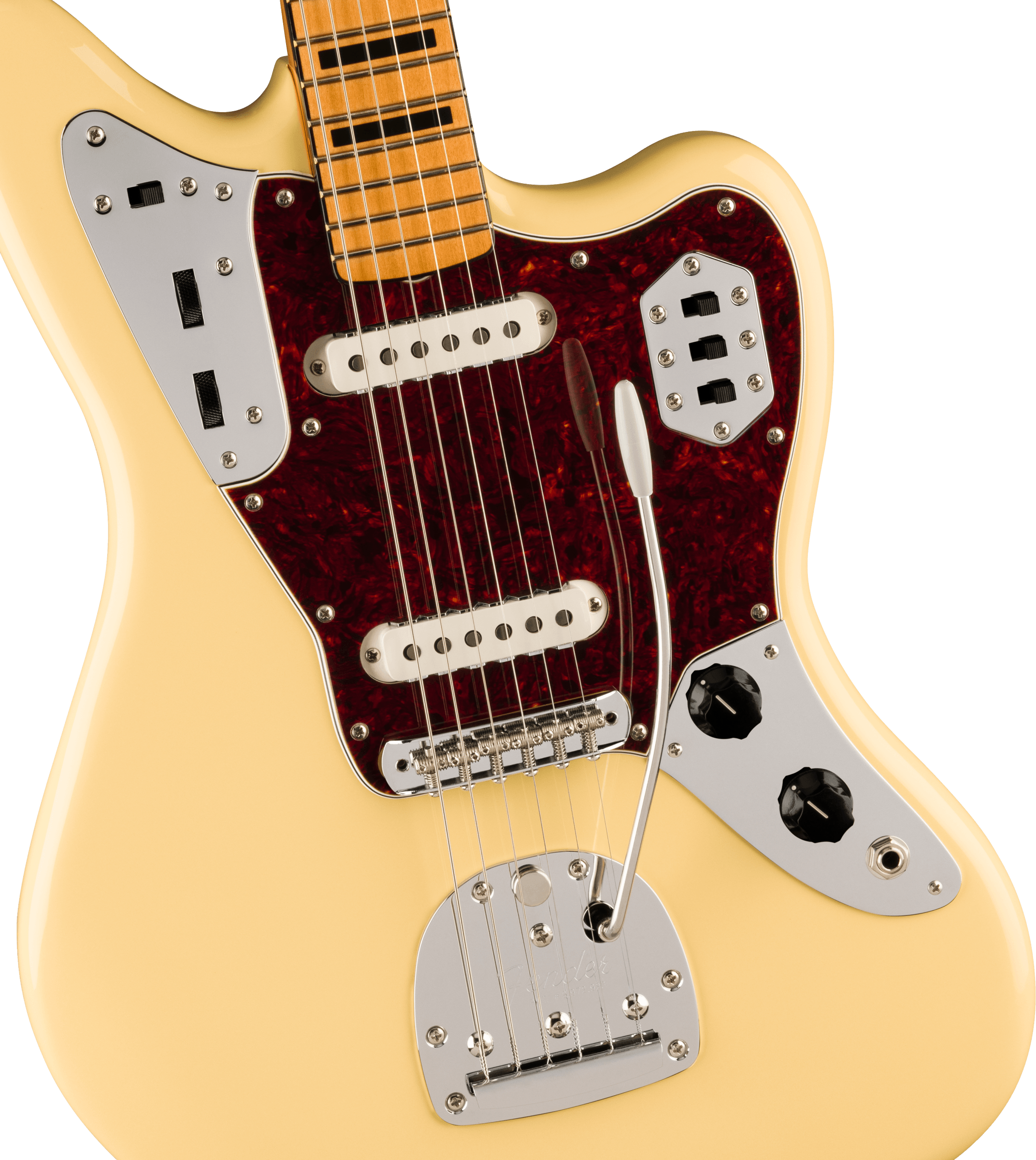Fender Vintera® II '70s Jaguar®, Maple Fingerboard, Vintage White