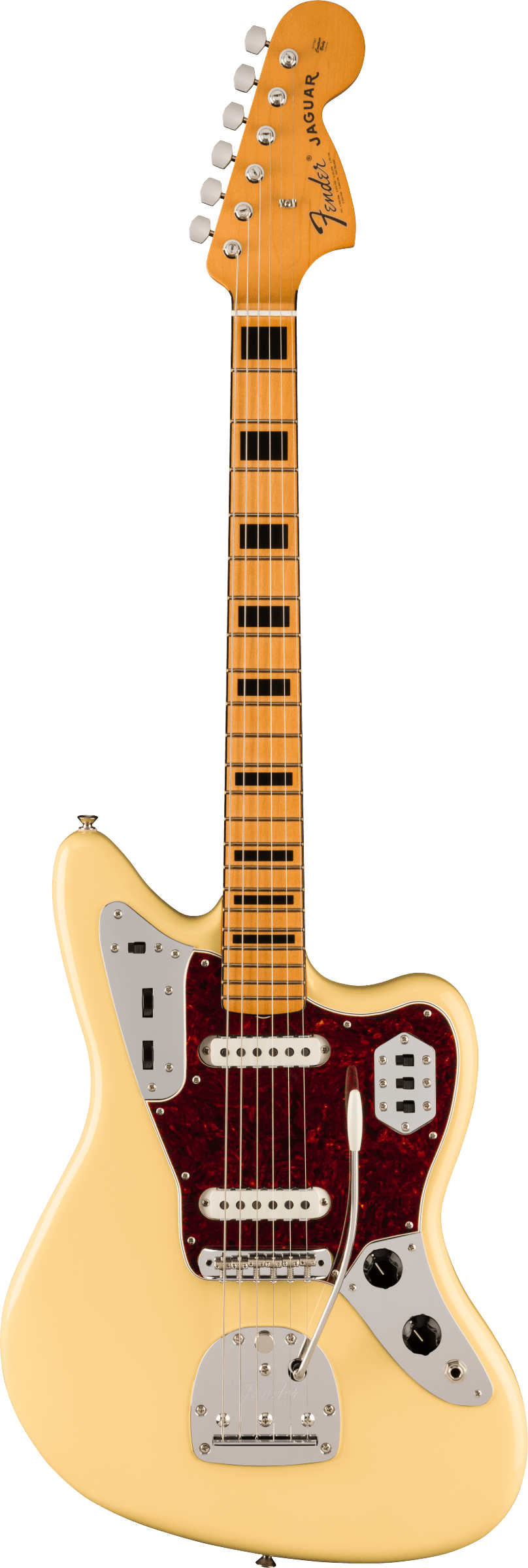 Fender Vintera® II '70s Jaguar®, Maple Fingerboard, Vintage White