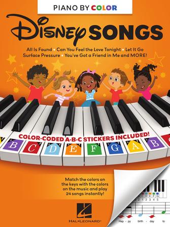 Piano-by-Color – Disney Songs (Easy Beginner Piano)