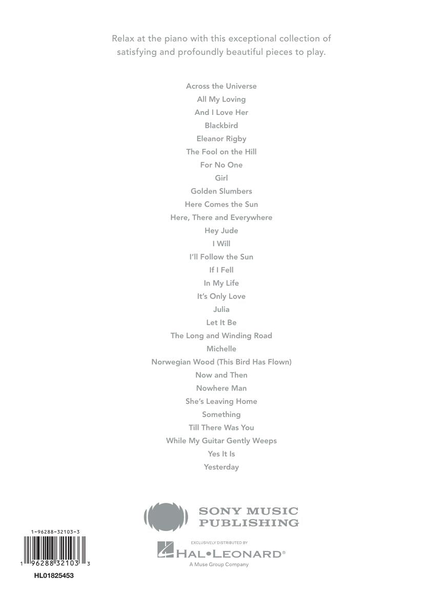 Peaceful Piano Solos: The Beatles 披頭四樂隊 A collection of 30 songs