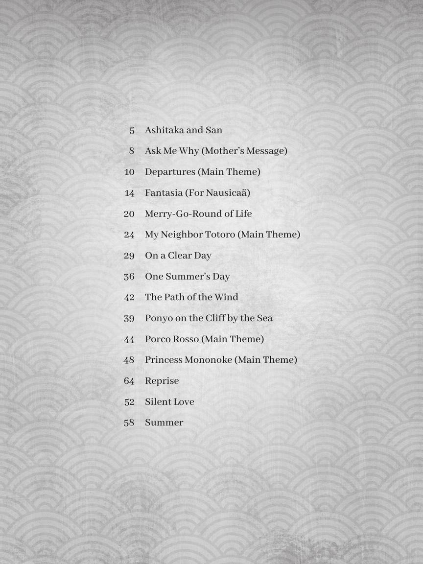 久石讓 Joe Hisaishi Piano Solo Collection