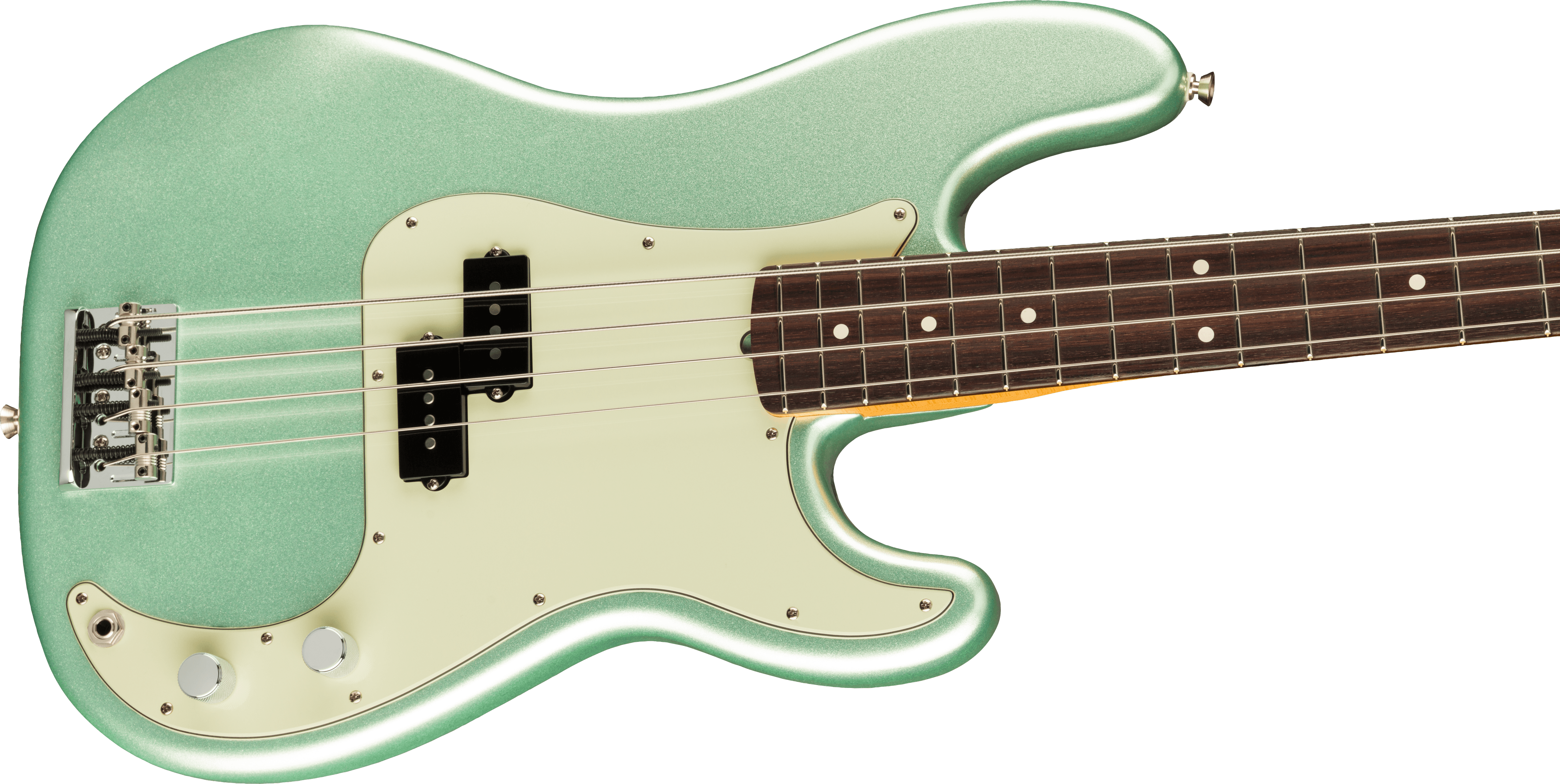 Fender American Professional II Precision Bass®, Rosewood Fingerboard, Mystic Surf Green