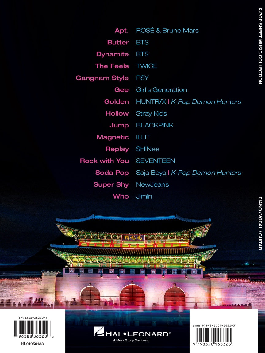 K-Pop Sheet Music Collection (Piano/Vocal/Guitar)