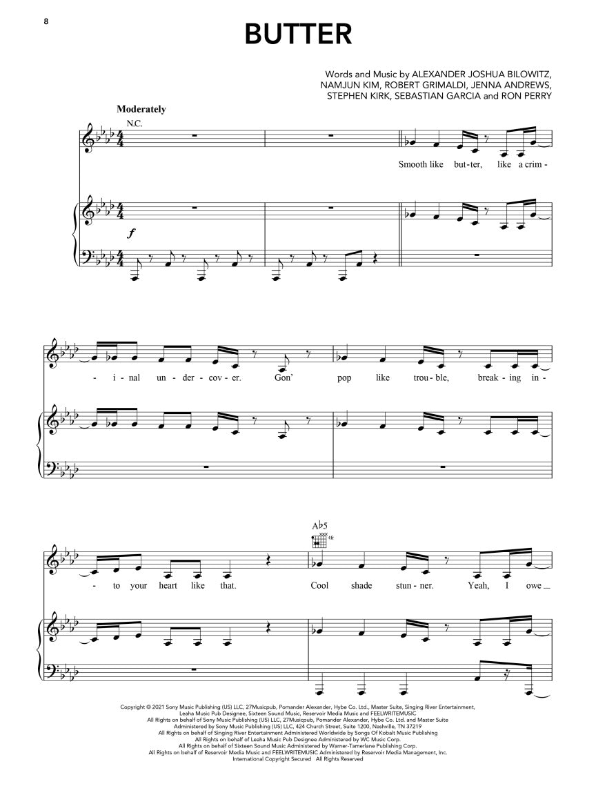 K-Pop Sheet Music Collection (Piano/Vocal/Guitar)