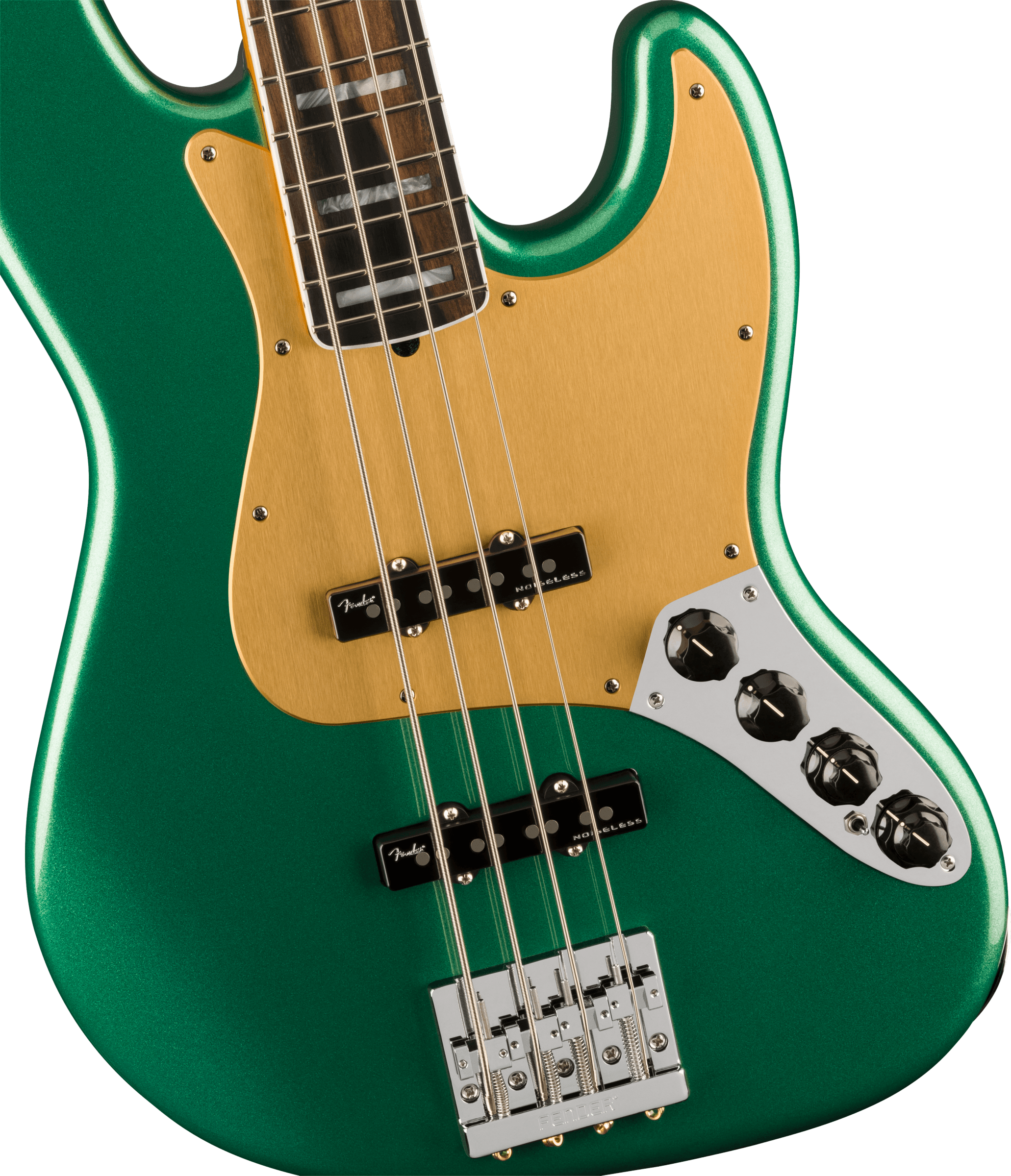 American Ultra Jazz Bass®, Ebony Fingerboard, Mystic Pine Green