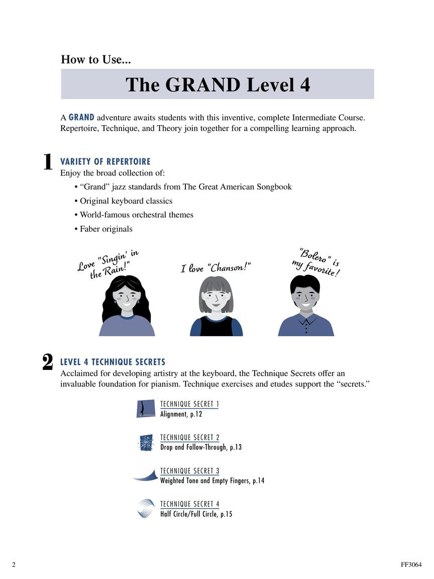 The Grand Level 4 Piano Adventures® All-in-One