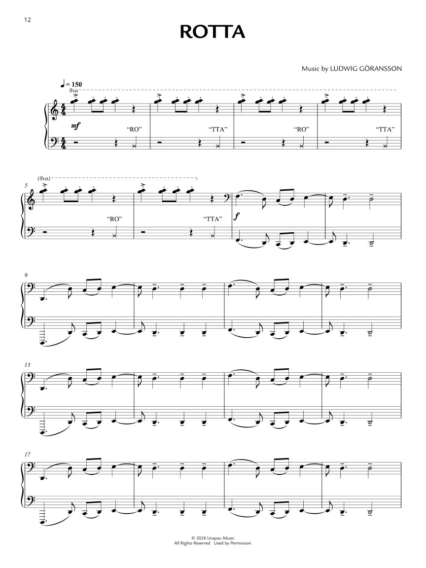 (預售 Pre-order) 曼達洛人與古古 Star Wars: The Mandalorian and Grogu for Piano Solo