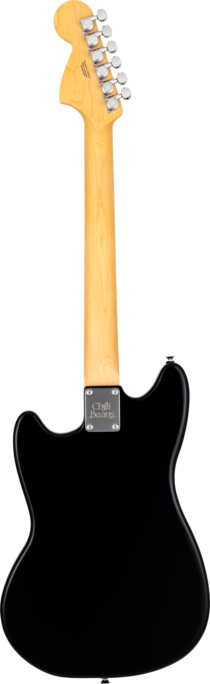Fender  Chilli Beans. Moto Mustang®, Rosewood Fingerboard, Black