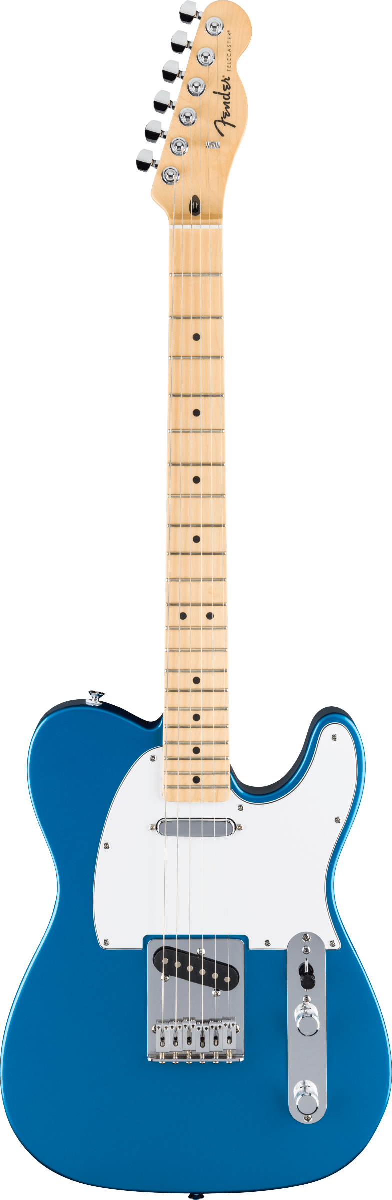 Fender Standard Telecaster®, Maple Fingerboard, White Pickguard, Aqua Marine Metallic