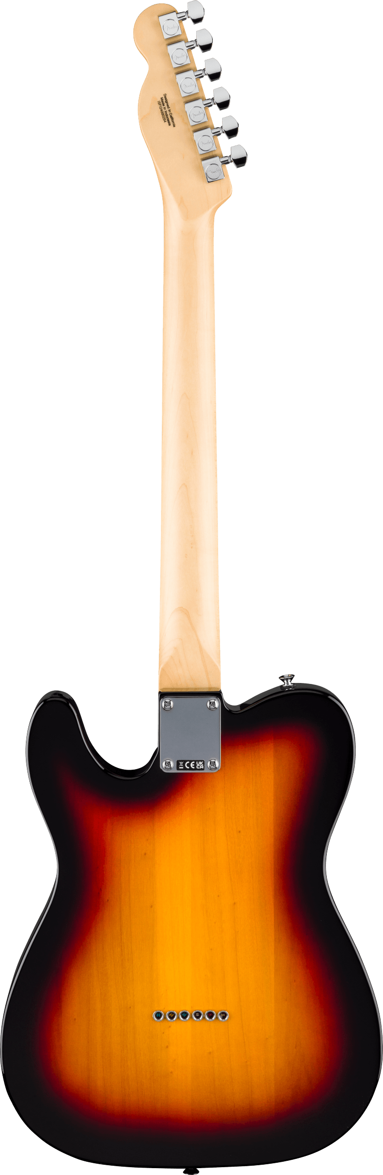 Fender Standard Telecaster®, Laurel Fingerboard, White Pickguard, 3-Color Sunburst