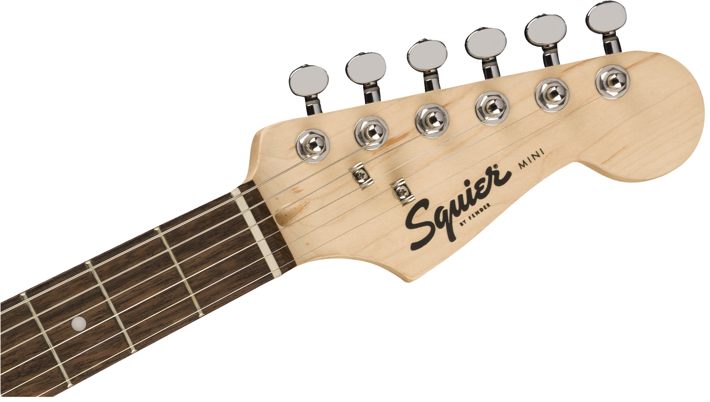 Squier FSR Mini Stratocaster®, Laurel Fingerboard, White Pickguard, Surf Green