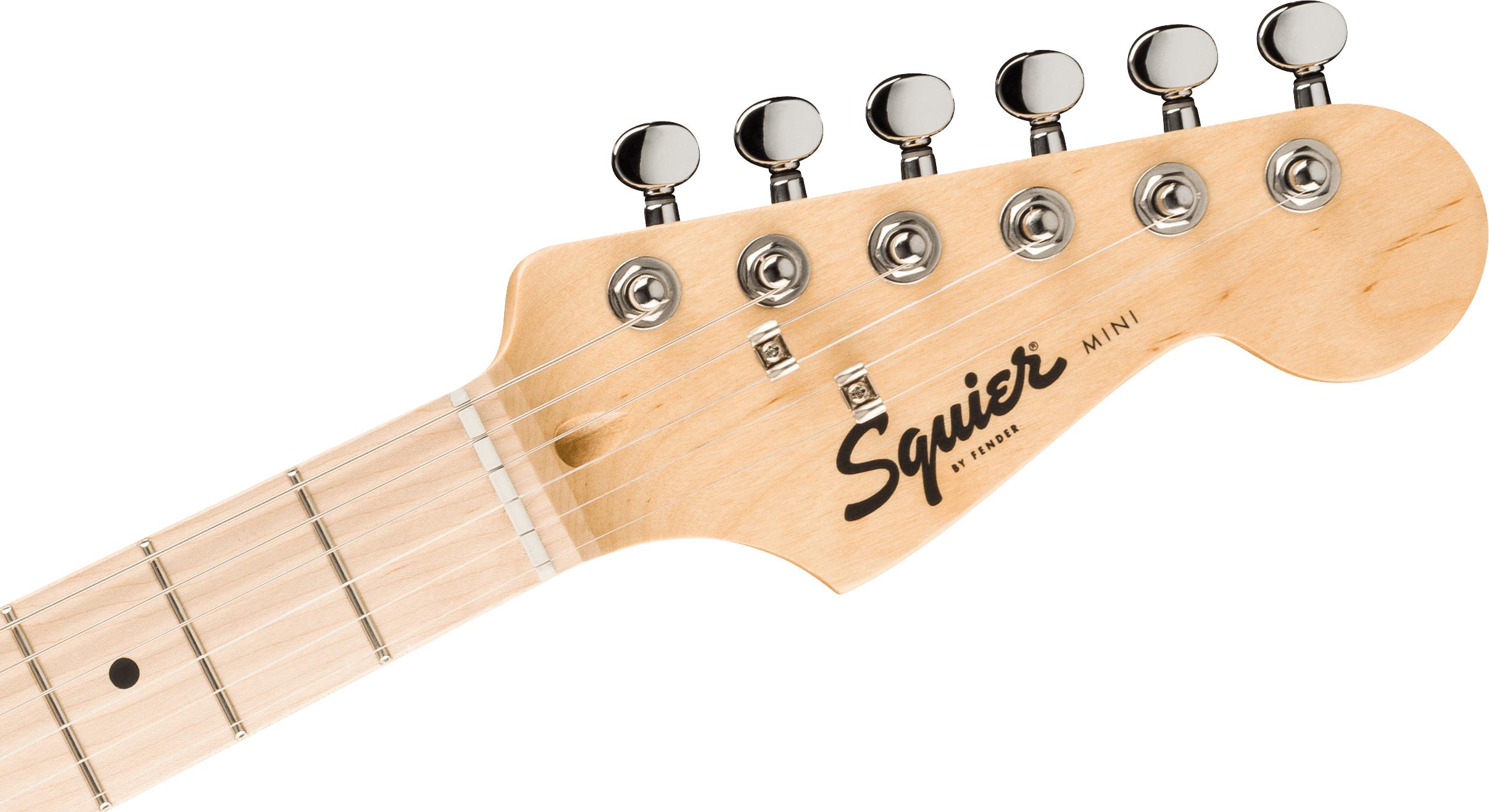 Squier Mini Stratocaster®, Maple Fingerboard, White Pickguard, California Blue
