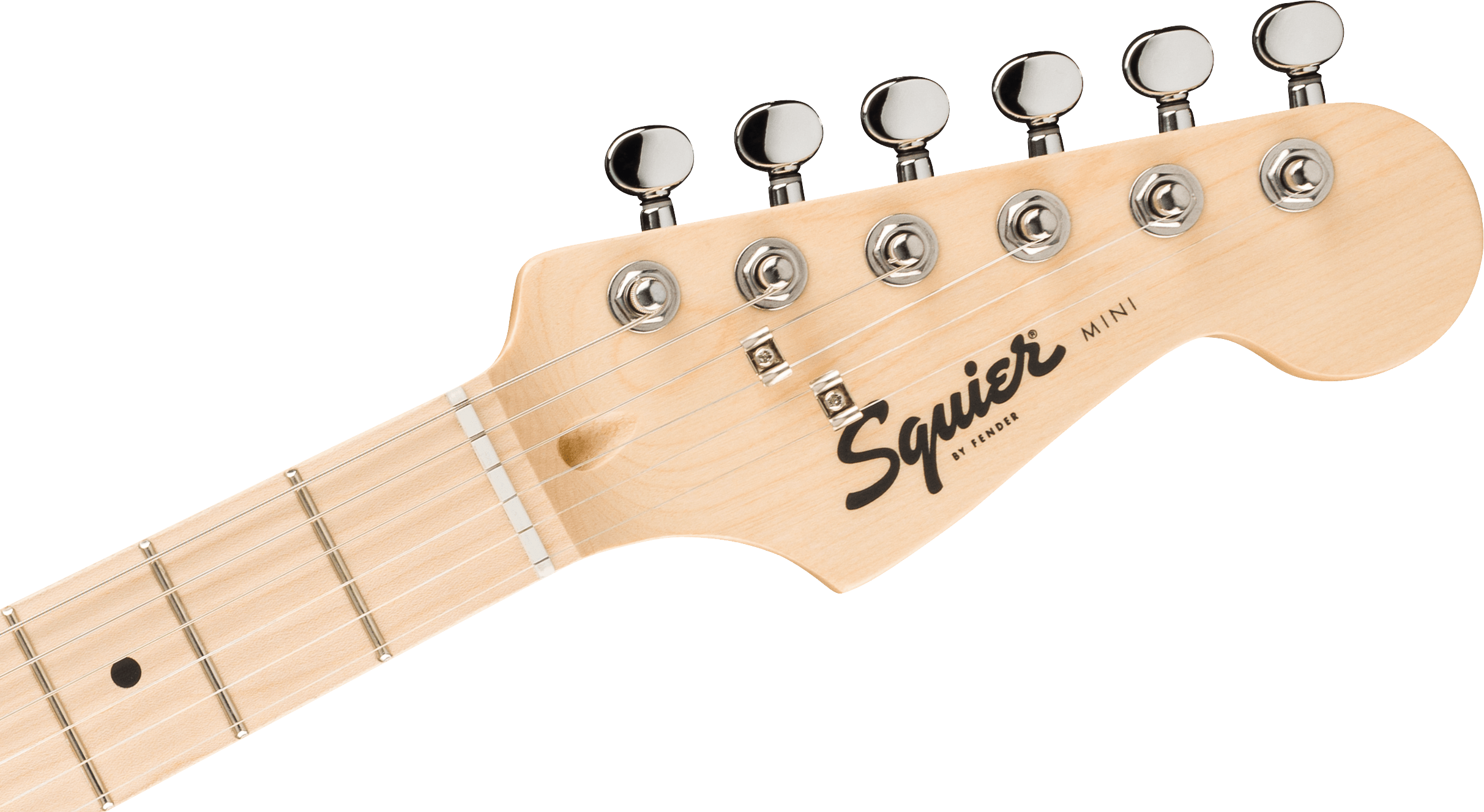 Squier Mini Stratocaster®, Maple Fingerboard, White Pickguard, Sea Foam Green