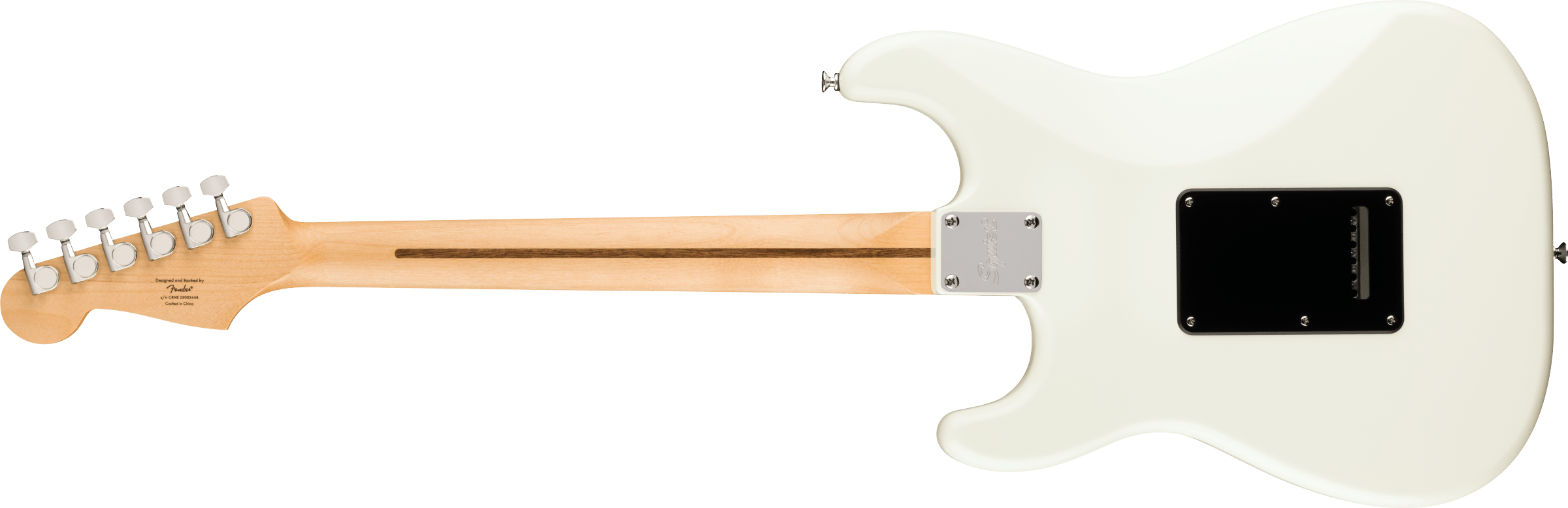 Squier FSR Squier Sonic® Stratocaster®, Laurel Fingerboard, Black Pickguard, Arctic White