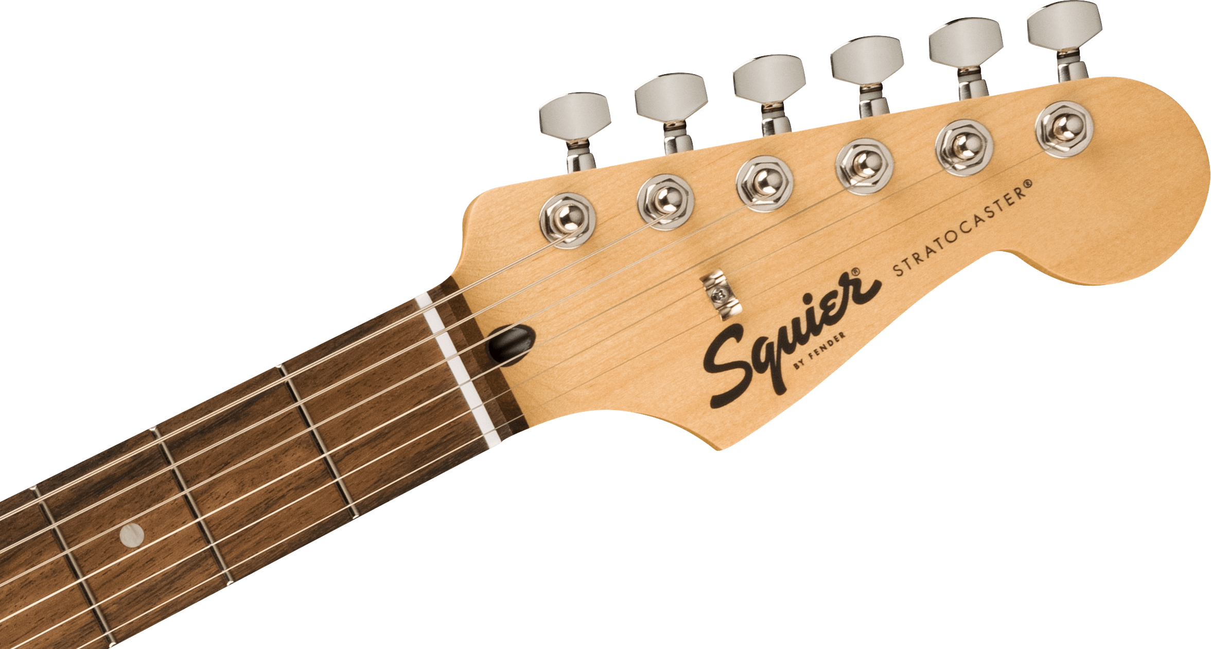 Squier FSR Squier Sonic® Stratocaster®, Laurel Fingerboard, Black Pickguard, Arctic White