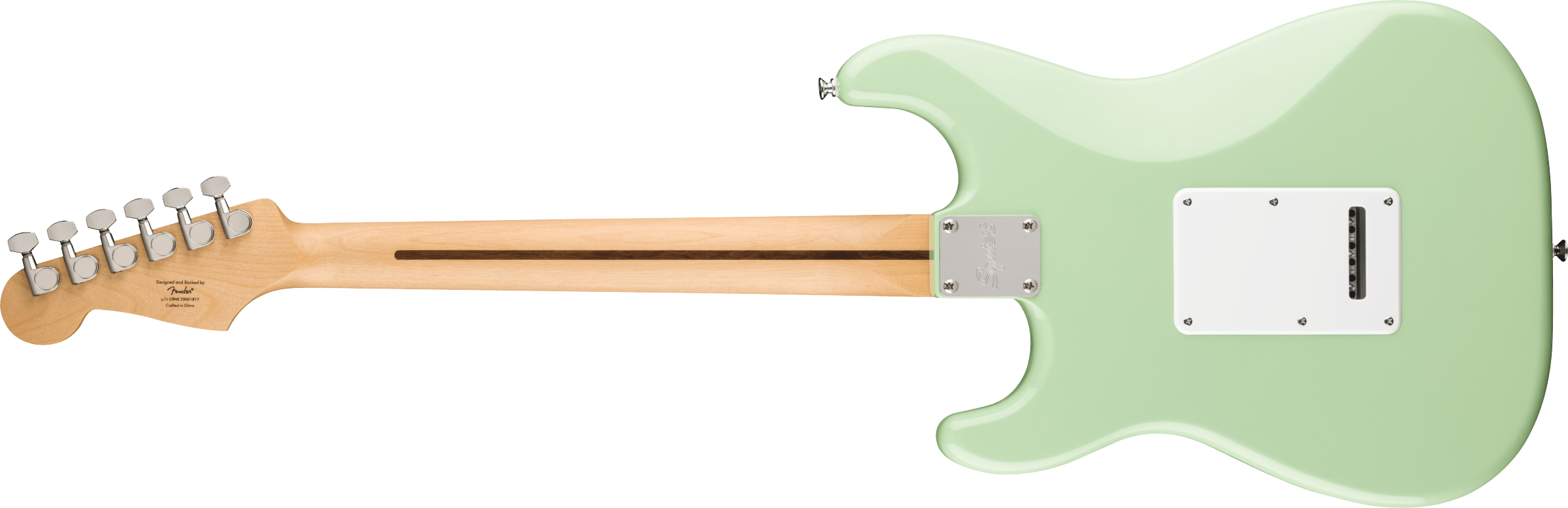 Squier FSR Squier Sonic® Stratocaster® HSS, Laurel Fingerboard, White Pickguard, Surf Green