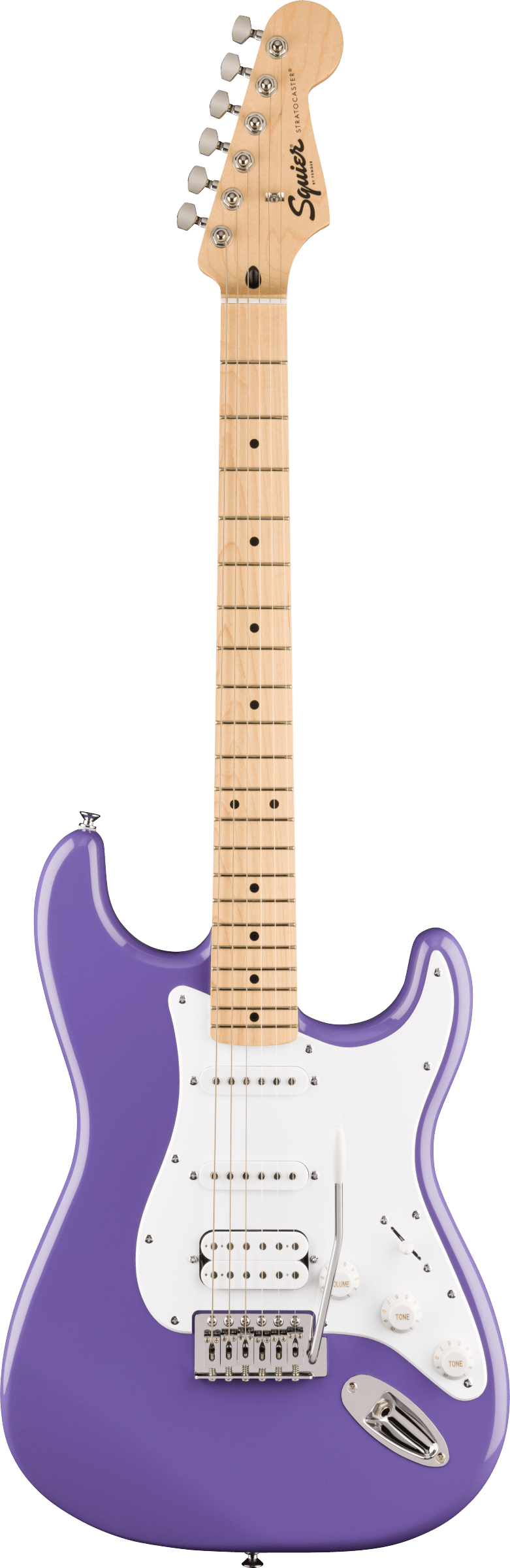 FSR Squier Sonic® Stratocaster® HSS, Maple Fingerboard, White Pickguard, Ultraviolet