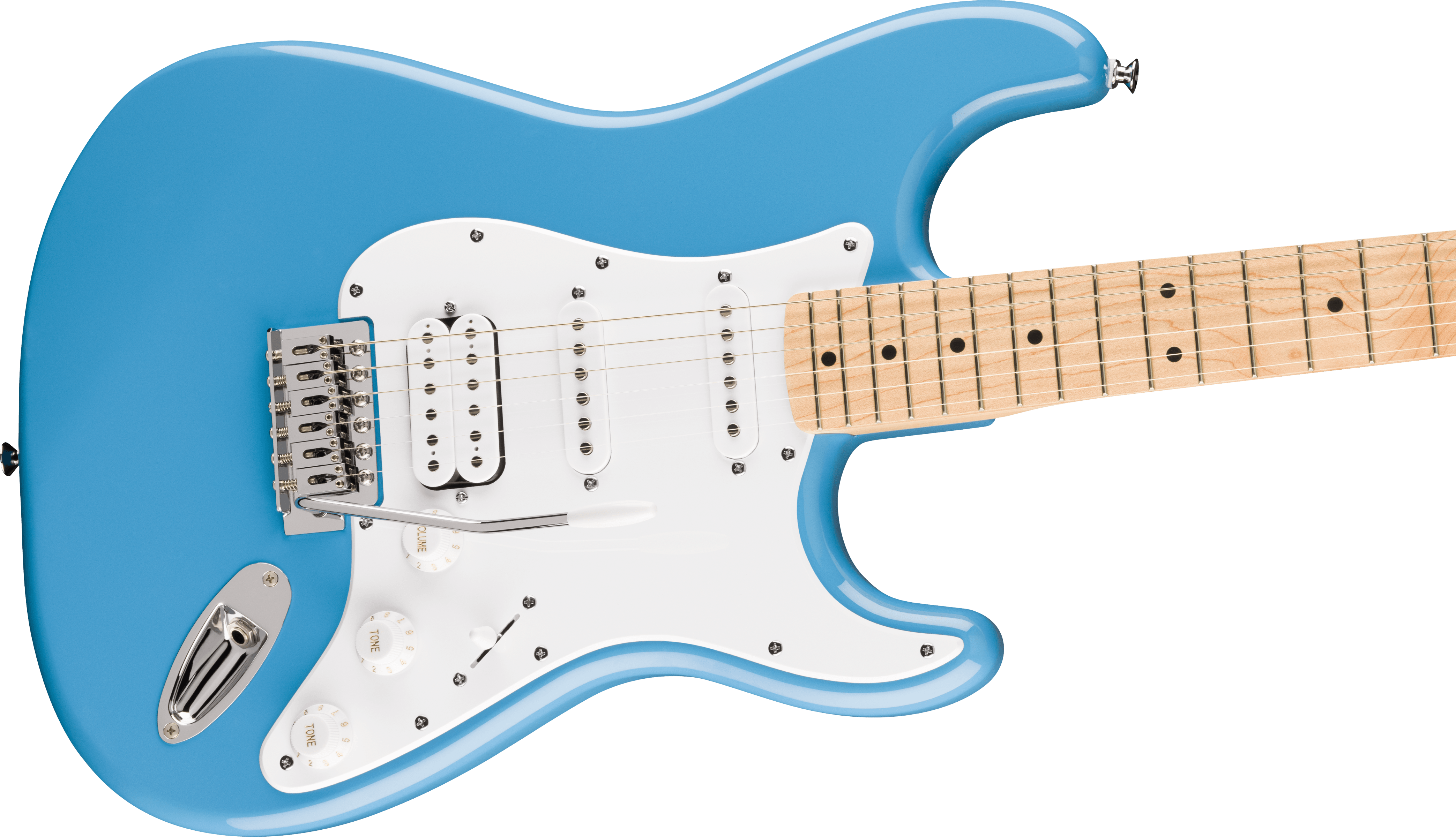 Squier FSR Squier Sonic® Stratocaster® HSS, Maple Fingerboard, White Pickguard, California Blue