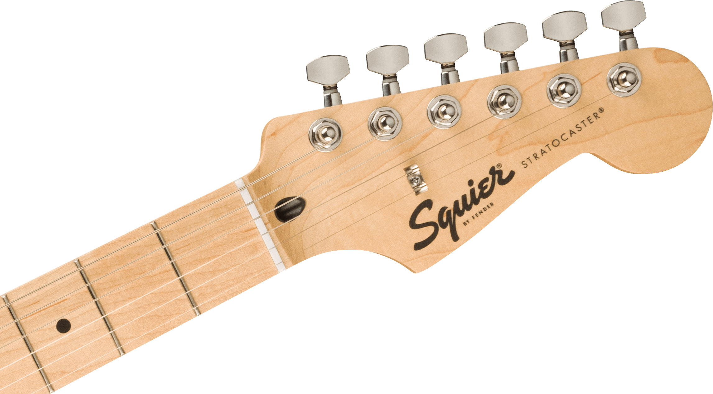 Squier FSR Squier Sonic® Stratocaster® HSS, Maple Fingerboard, White Pickguard, Sonic Gray