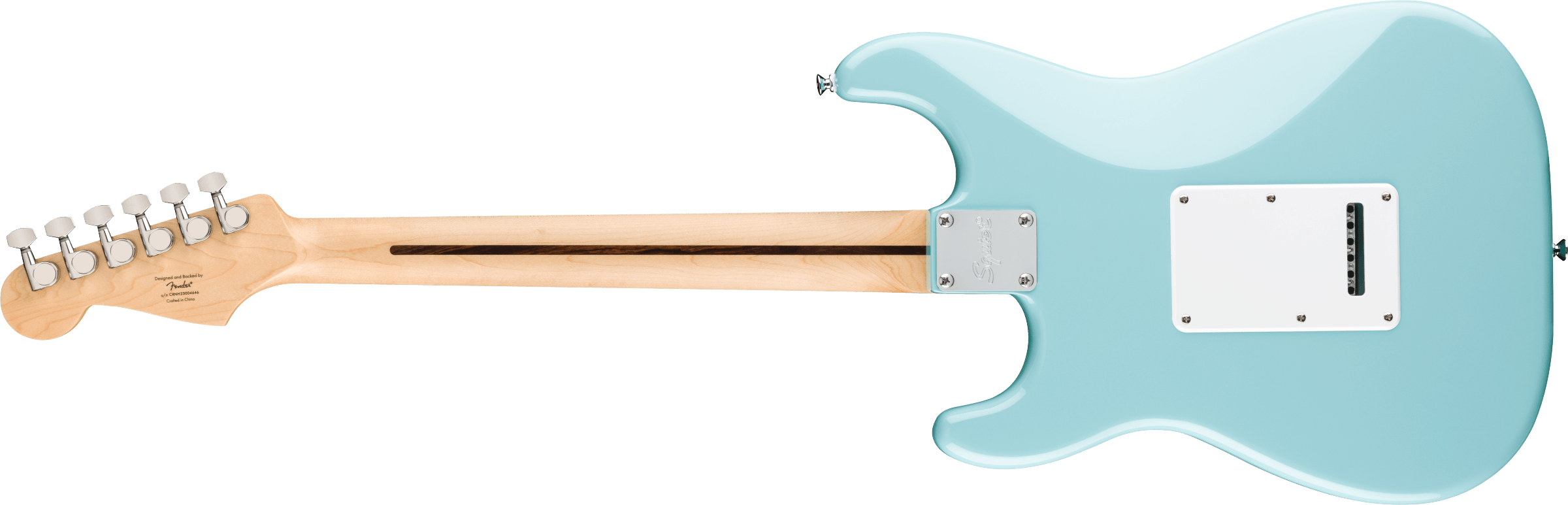 Squier FSR Squier Sonic® Stratocaster® HSS, Maple Fingerboard, White Pickguard, Tropical Turquoise