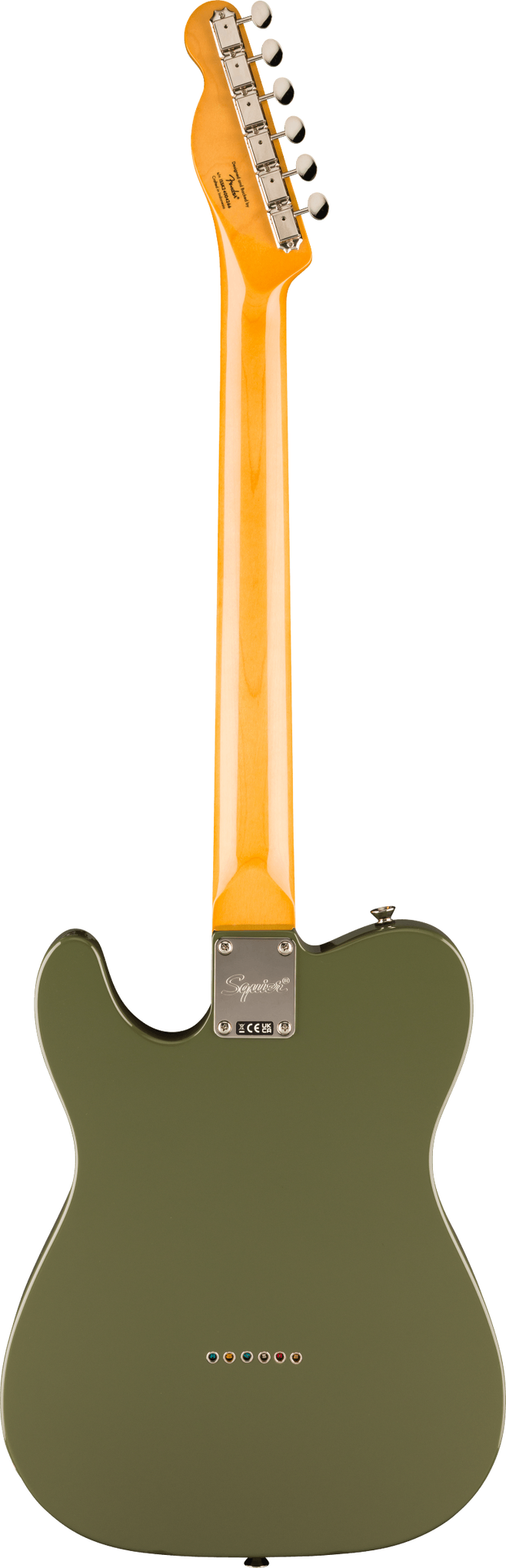 Squier Limited Edition Classic Vibe '60s Telecaster Thinline, Dark Olive Green