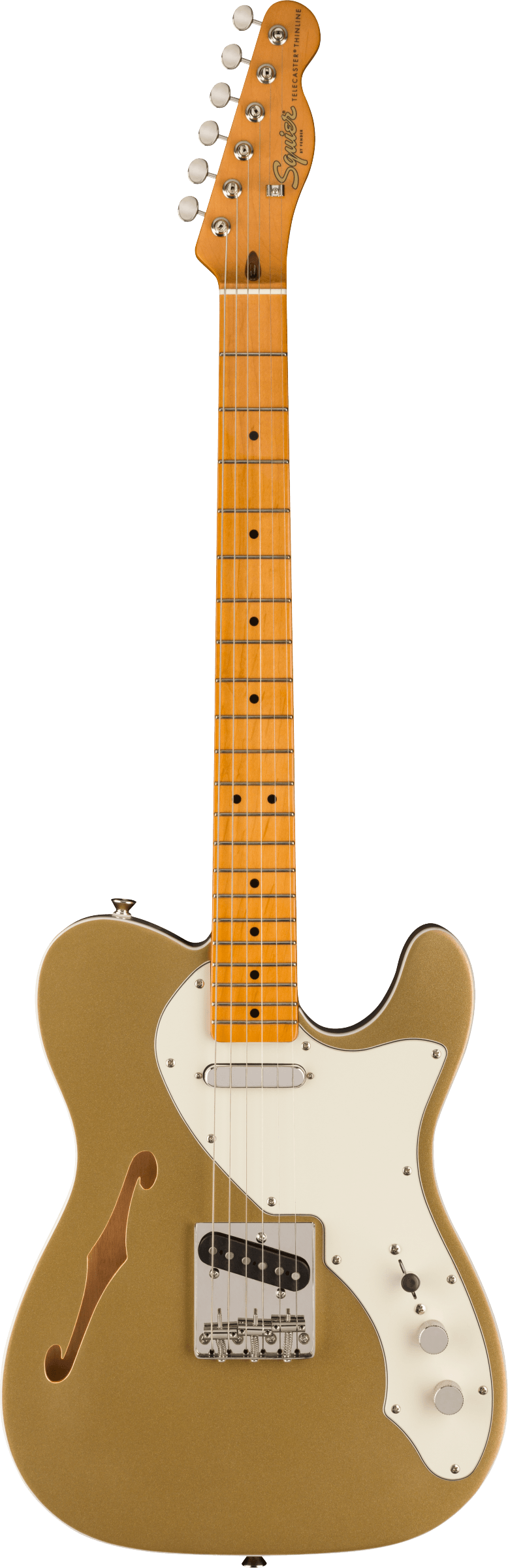 Fender FSR Classic Vibe '60s Telecaster® Thinline, Maple Fingerboard, Parchment Pickguard, Aztec Gold