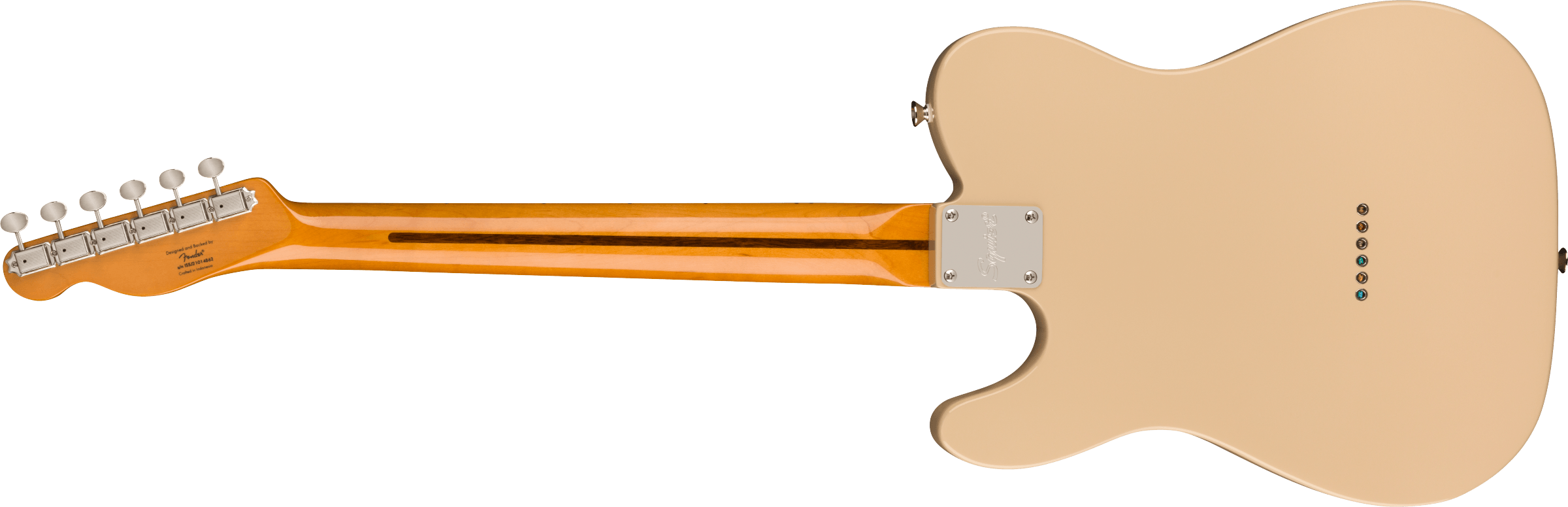 Fender FSR Classic Vibe '60s Telecaster® Thinline, Maple Fingerboard, Gold Anodized Pickguard, Desert Sand