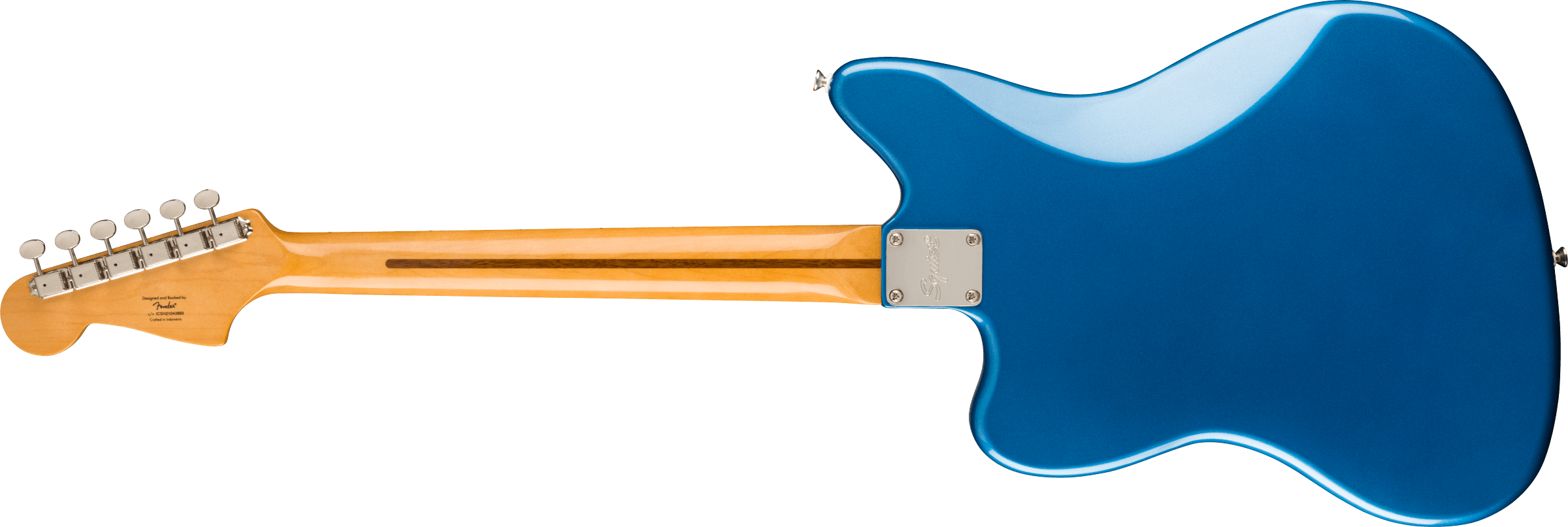 Fender FSR Classic Vibe '70s Jazzmaster®, Laurel Fingerboard, Parchment Pickguard, Matching Headstock, Lake Placid Blue
