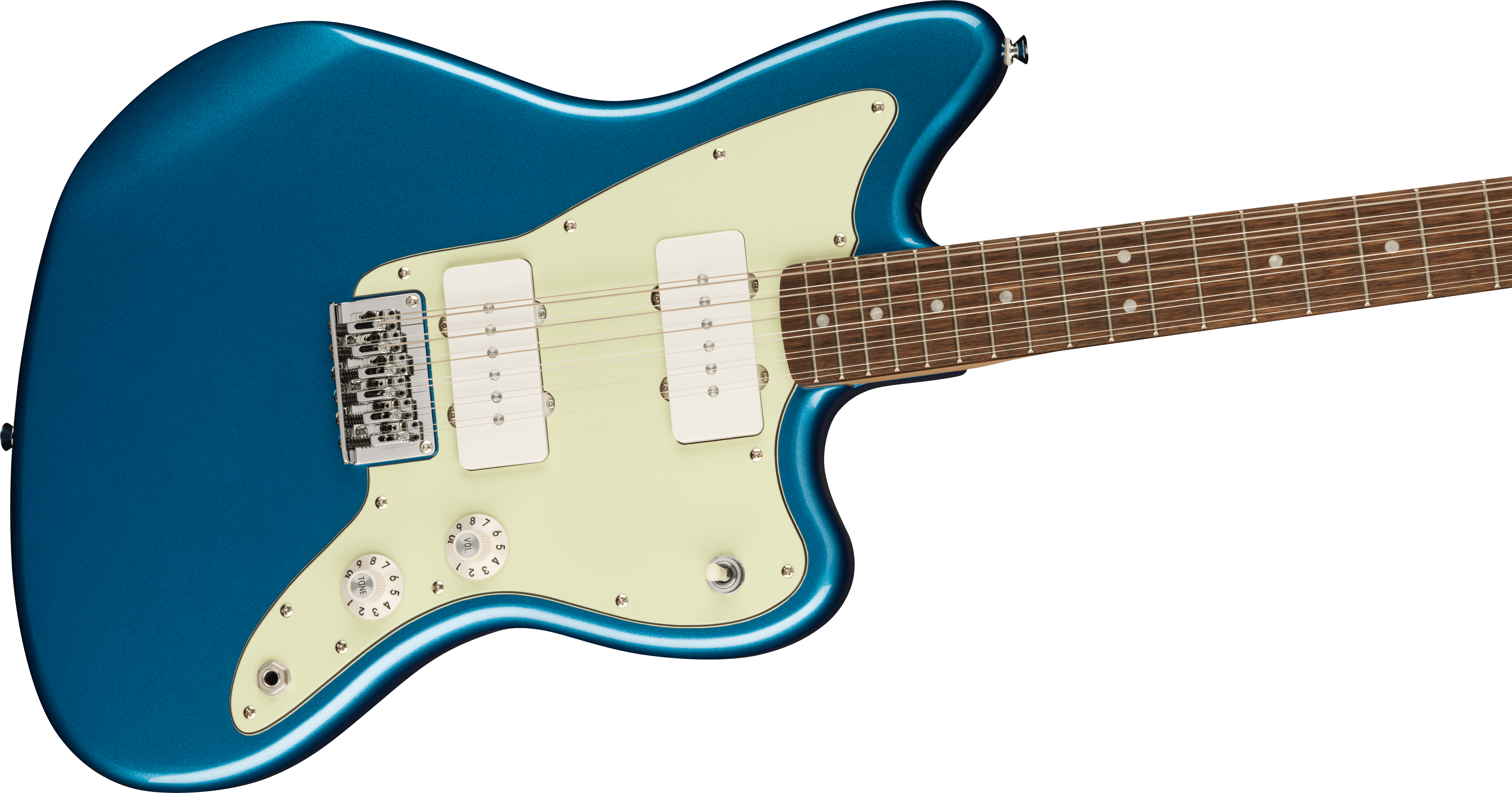 Squier Paranormal Jazzmaster® XII, Laurel Fingerboard, Mint Pickguard, Lake Placid Blue
