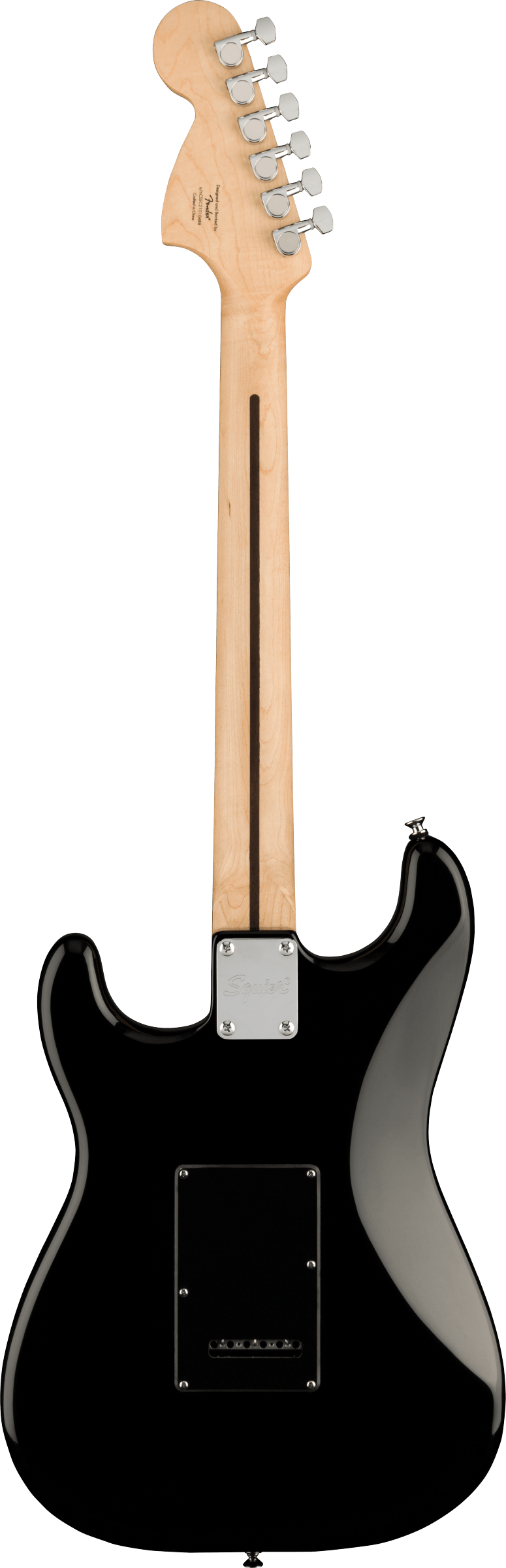 Squier Limited Edition Affinity Series® Stratocaster®, Laurel Fingerboard, Black Pearloid Pickguard, Black