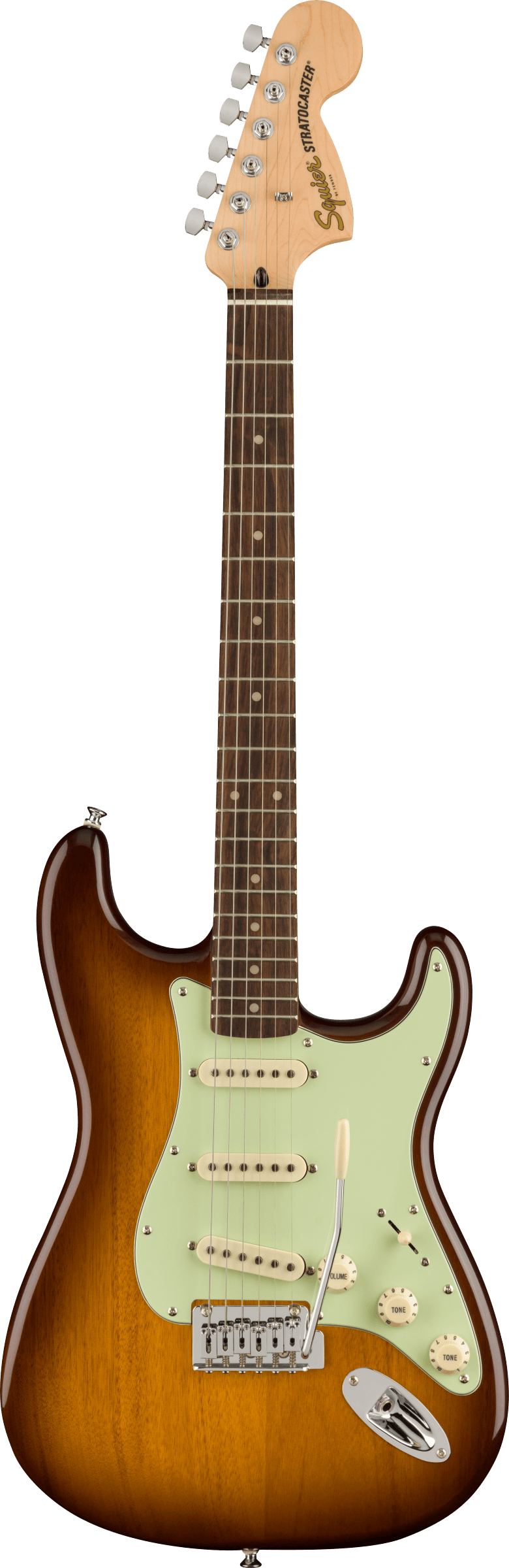 Squier FSR Affinity Series® Stratocaster®, Laurel Fingerboard, Mint Pickguard, Honey Burst