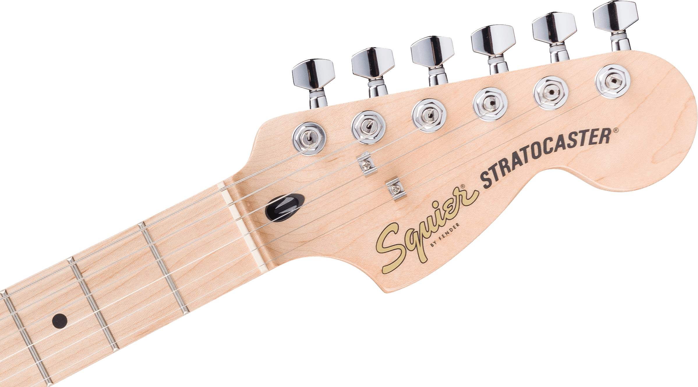 Squier SR Affinity™ Stratocaster® Junior HSS, Maple Fingerboard, White Pickguard, Pearl White