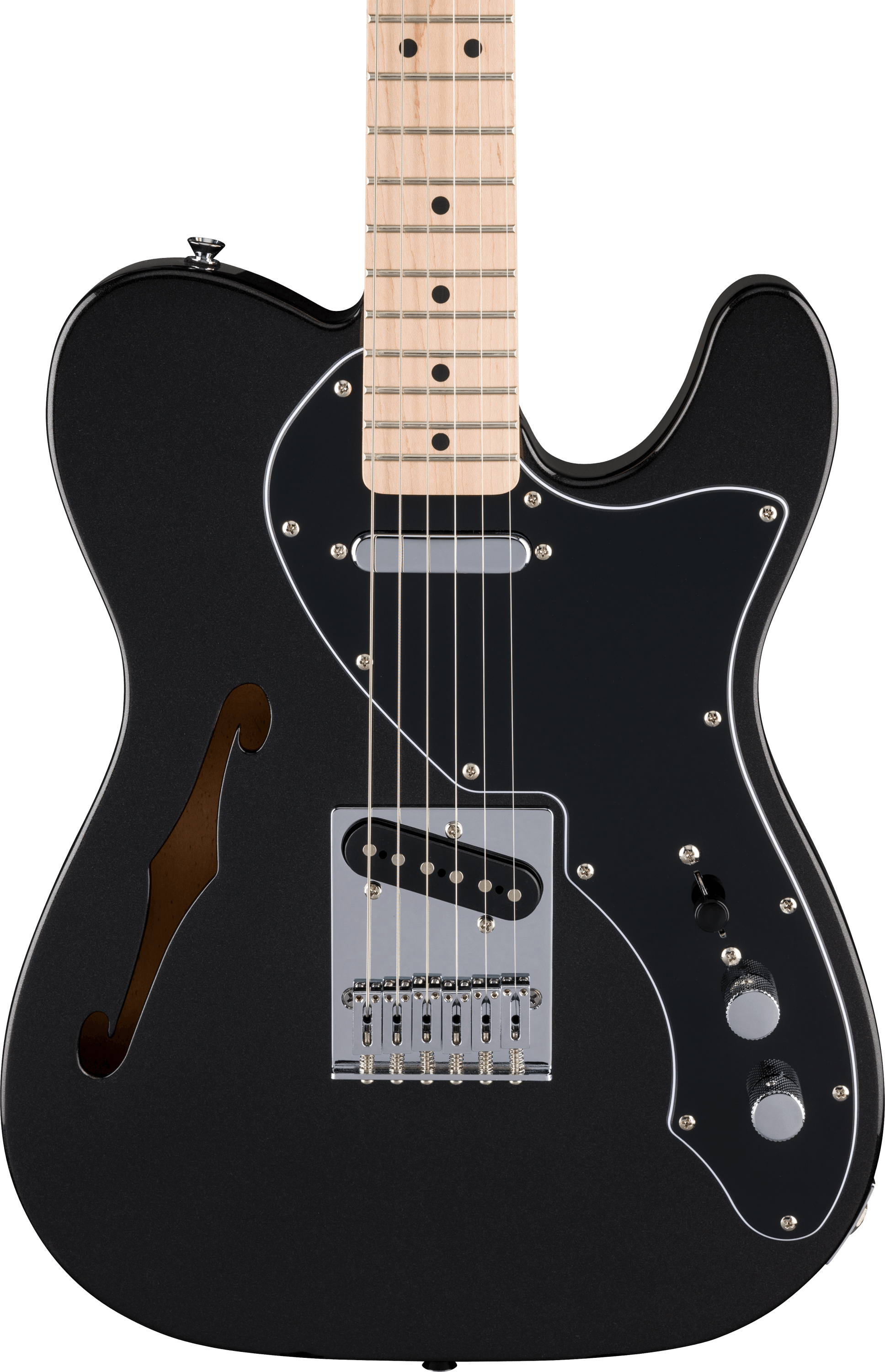 Squier Limited Edition Affinity Series® Telecaster® Thinline Metallic Black