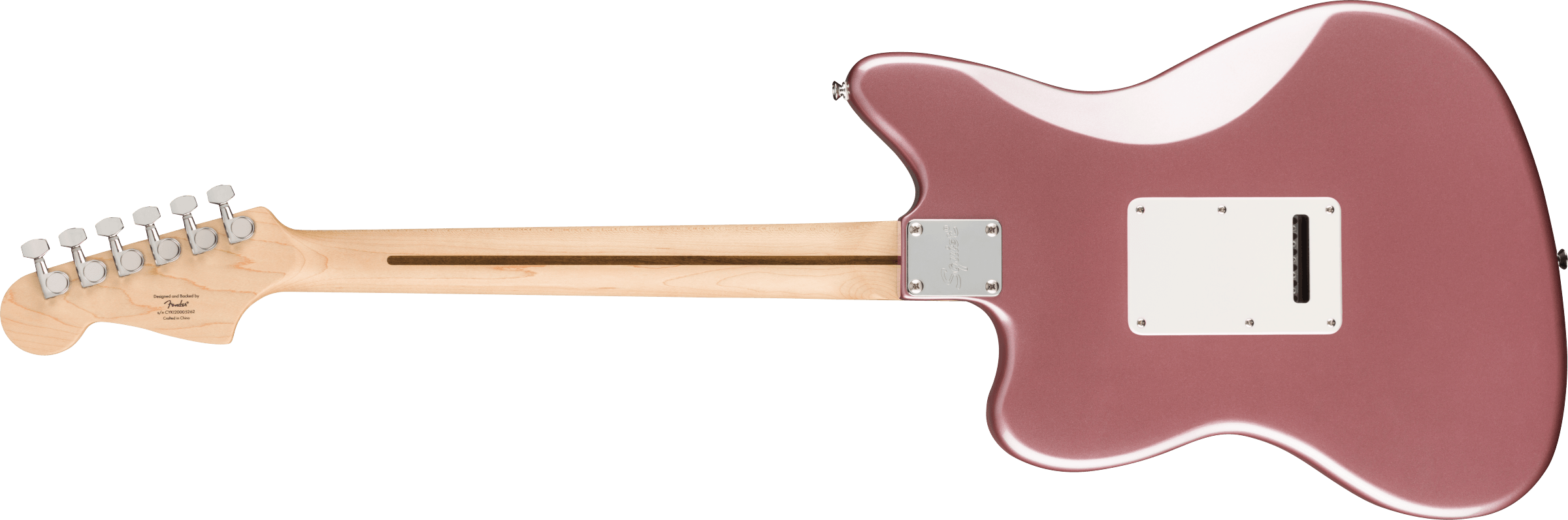 Fender Affinity Series™ Jazzmaster®, Laurel Fingerboard, White Pickguard, Burgundy Mist
