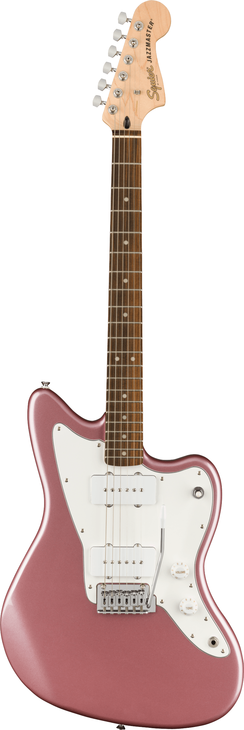 Fender Affinity Series™ Jazzmaster®, Laurel Fingerboard, White Pickguard, Burgundy Mist