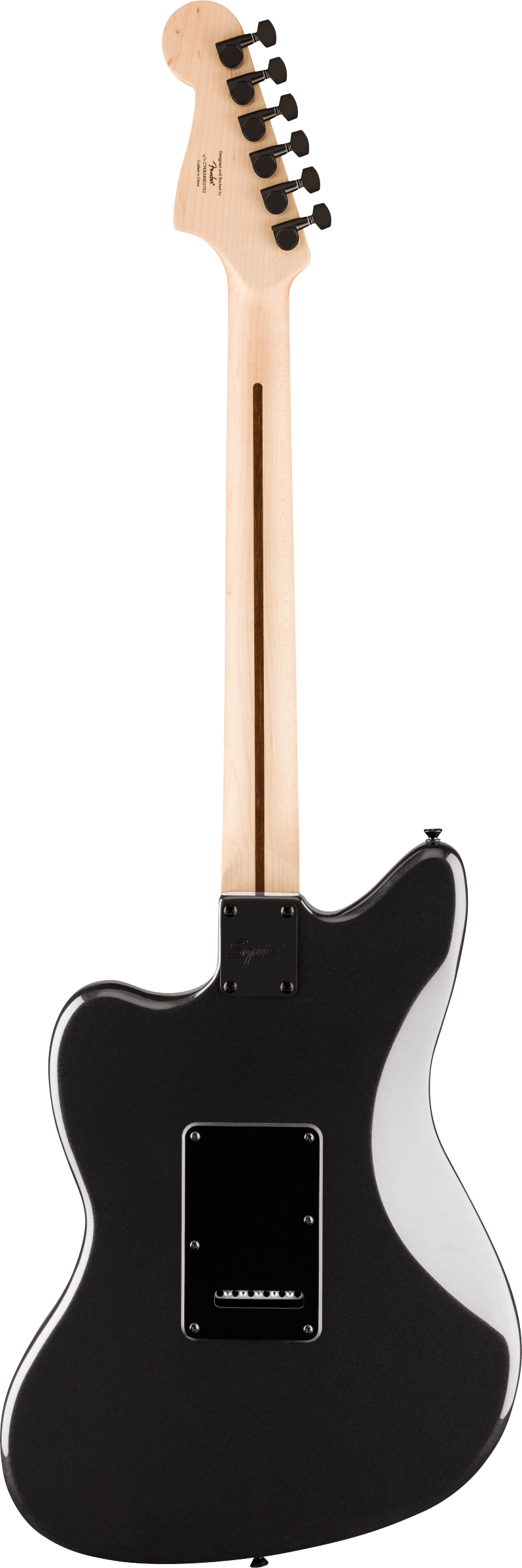 Squier FSR Affinity Series® Jazzmaster®, Laurel Fingerboard, Black Pickguard, Black Hardware, Matching Headstock, Metallic Black