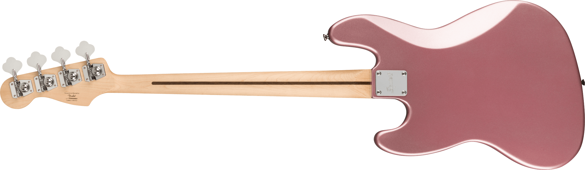 Squier Affinity Series™ Jazz Bass®, Laurel Fingerboard, Black Pickguard, Burgundy Mist