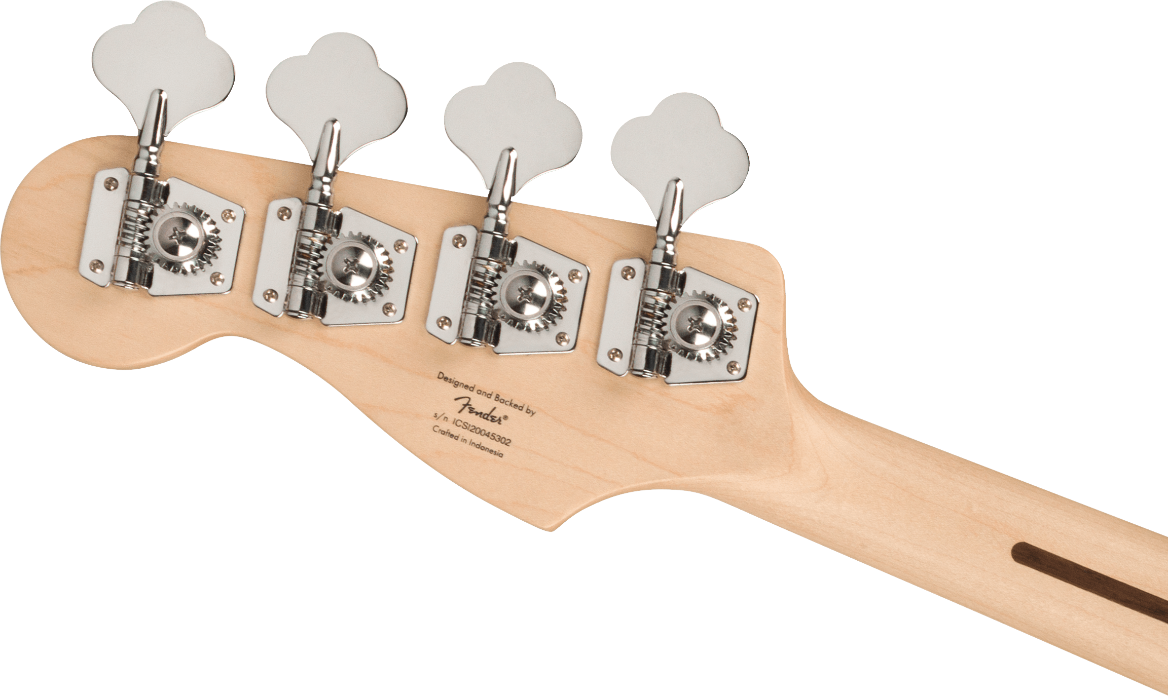 Squier Affinity Series™ Jazz Bass®, Maple Fingerboard, White Pickguard, 3-Color Sunburst