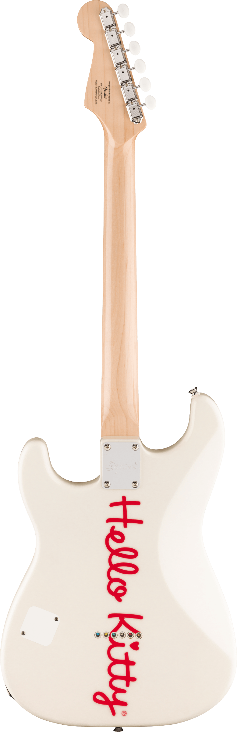 Fender® x Hello Kitty® White Stratocaster® — Tom Lee Music Fender® x Hello Kitty® White Stratocaster® — Tom Lee Music