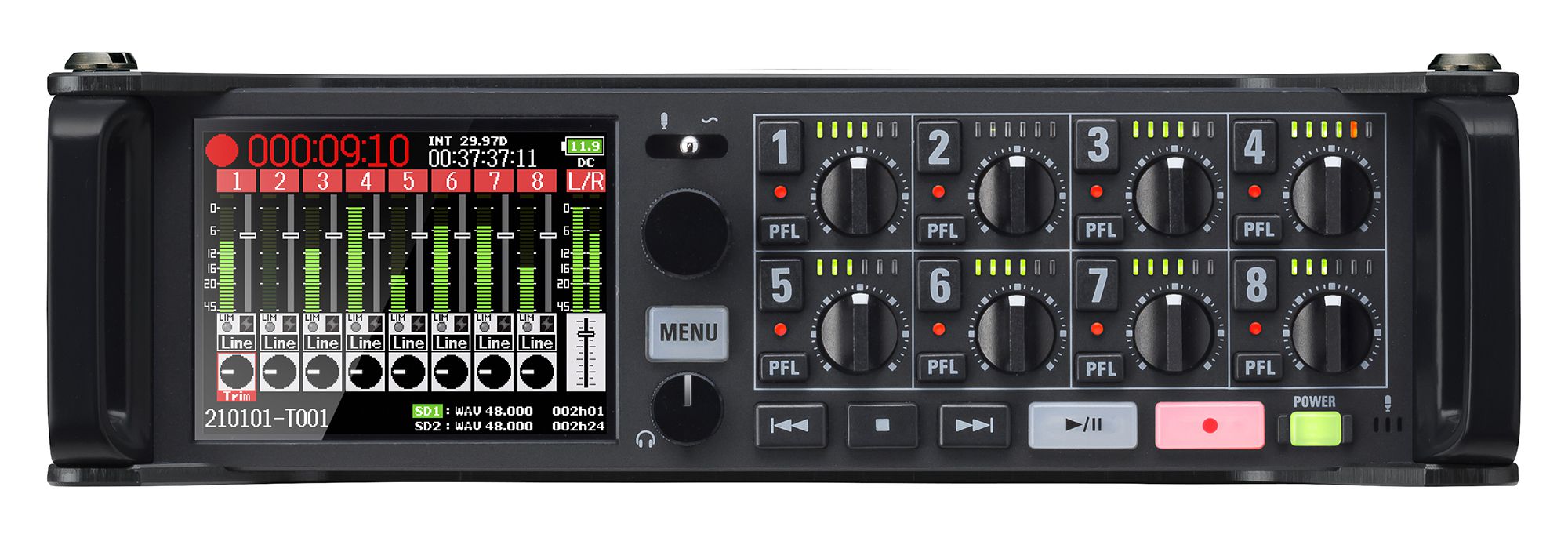 Zoom F8n Pro MultiTrack Field Recorder