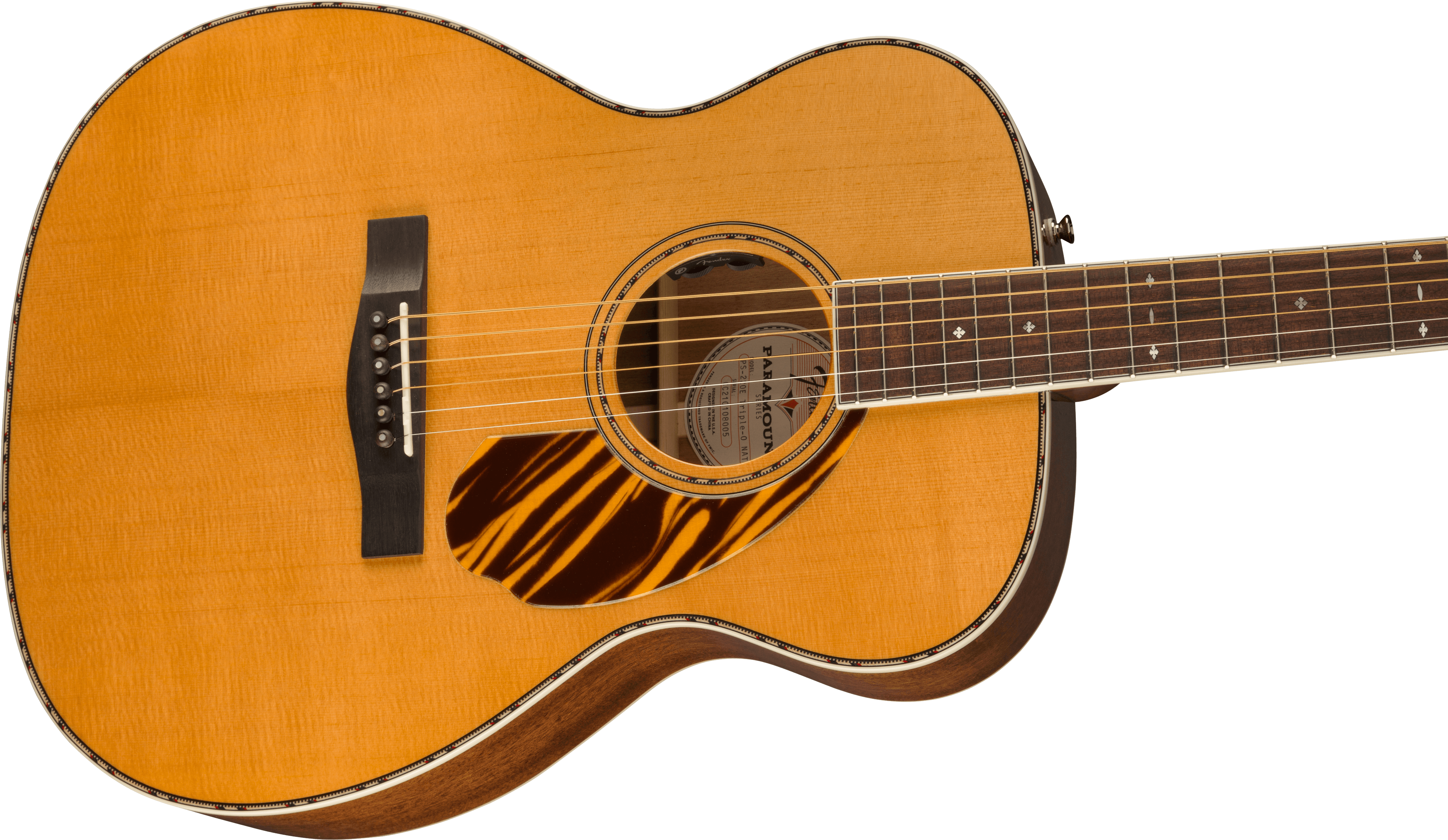 Fender PO-220E Orchestra, Ovangkol Fingerboard, Natural