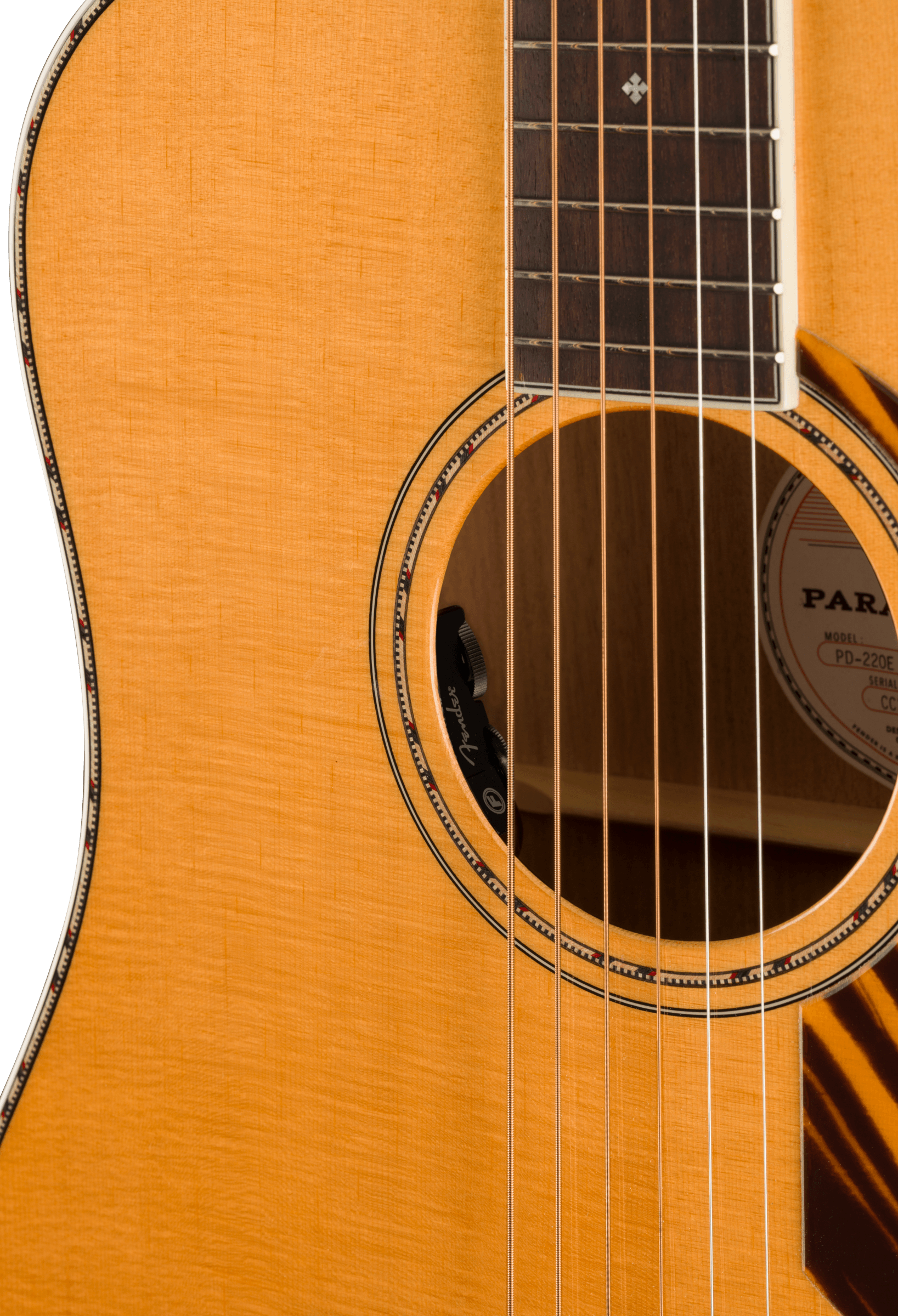 Fender PO-220E Orchestra, Ovangkol Fingerboard, Natural