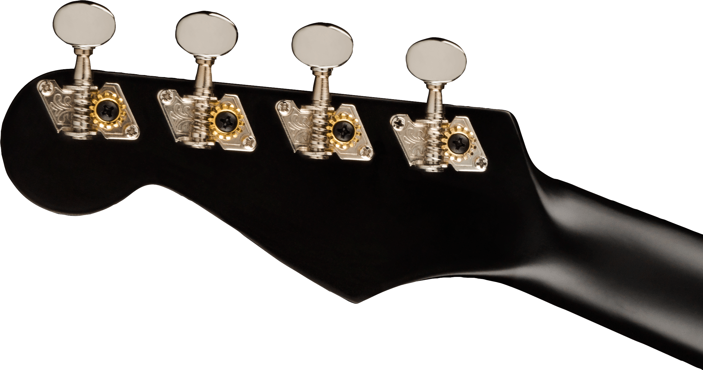 Fender Avalon Tenor Ukulele, Walnut Fingerboard, Black