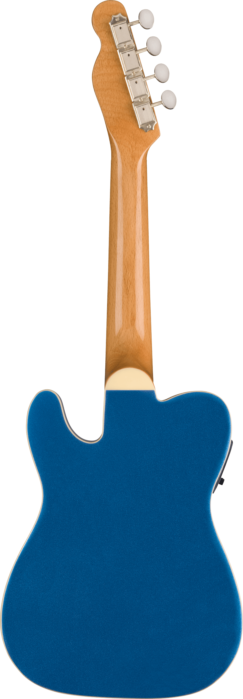 Fender Fullerton Tele® Uke, Walnut Fingerboard, White Pickguard, Lake Placid Blue